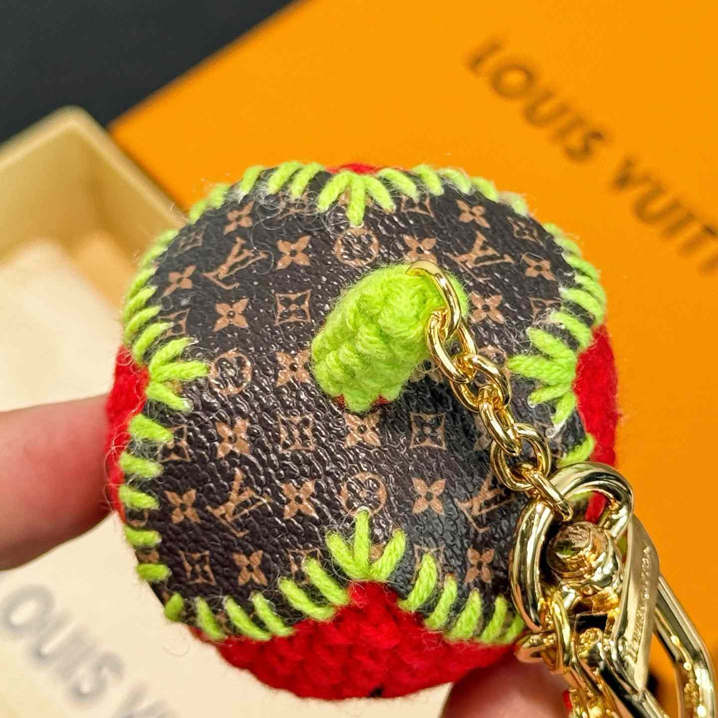 Louis Vuitton Berrylicious Crochet Bag Charm   M02583 - DesignerGu