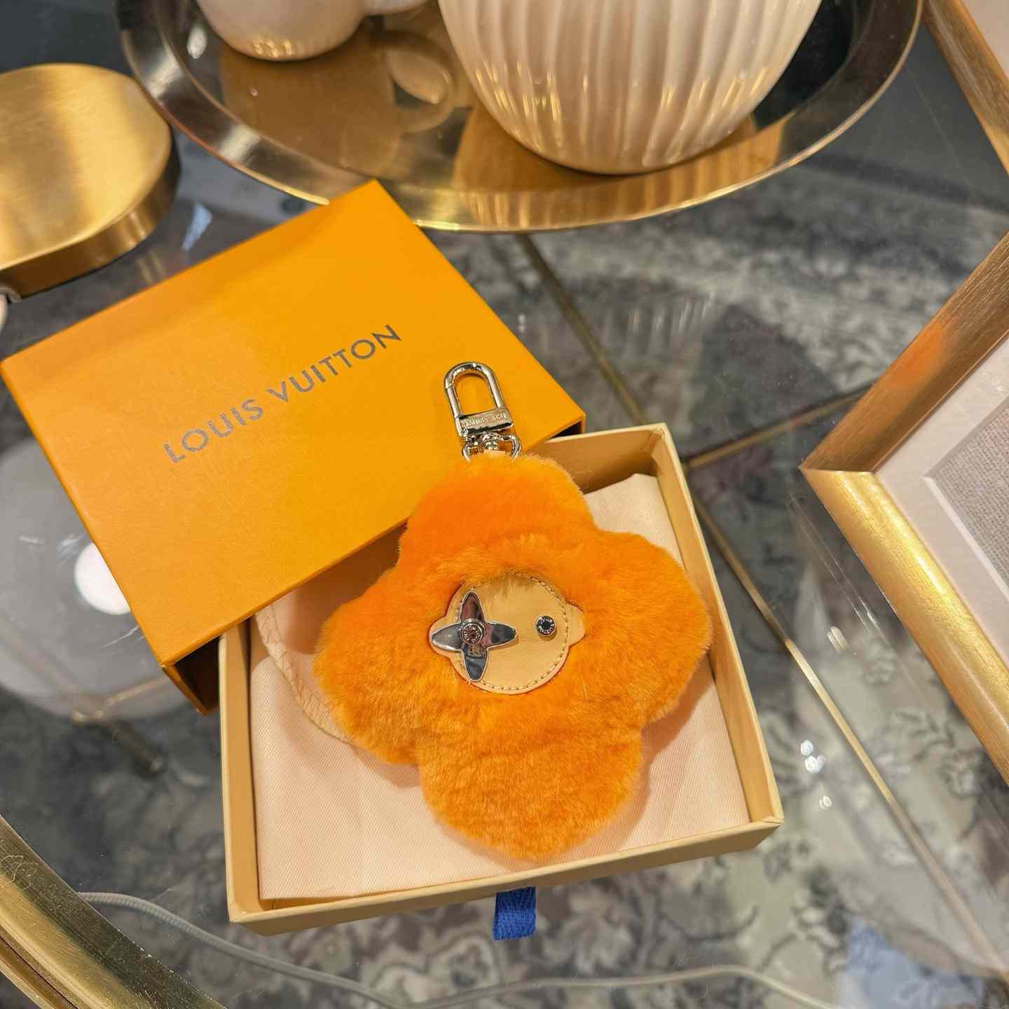 Louis Vuitton Vivienne Shearling Bag Charm   - DesignerGu