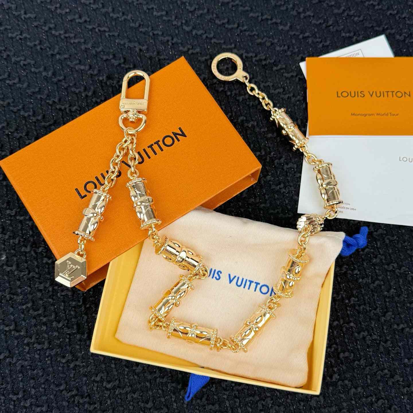 Louis Vuitton LV Flower Links Chain Belt   M03687 - DesignerGu