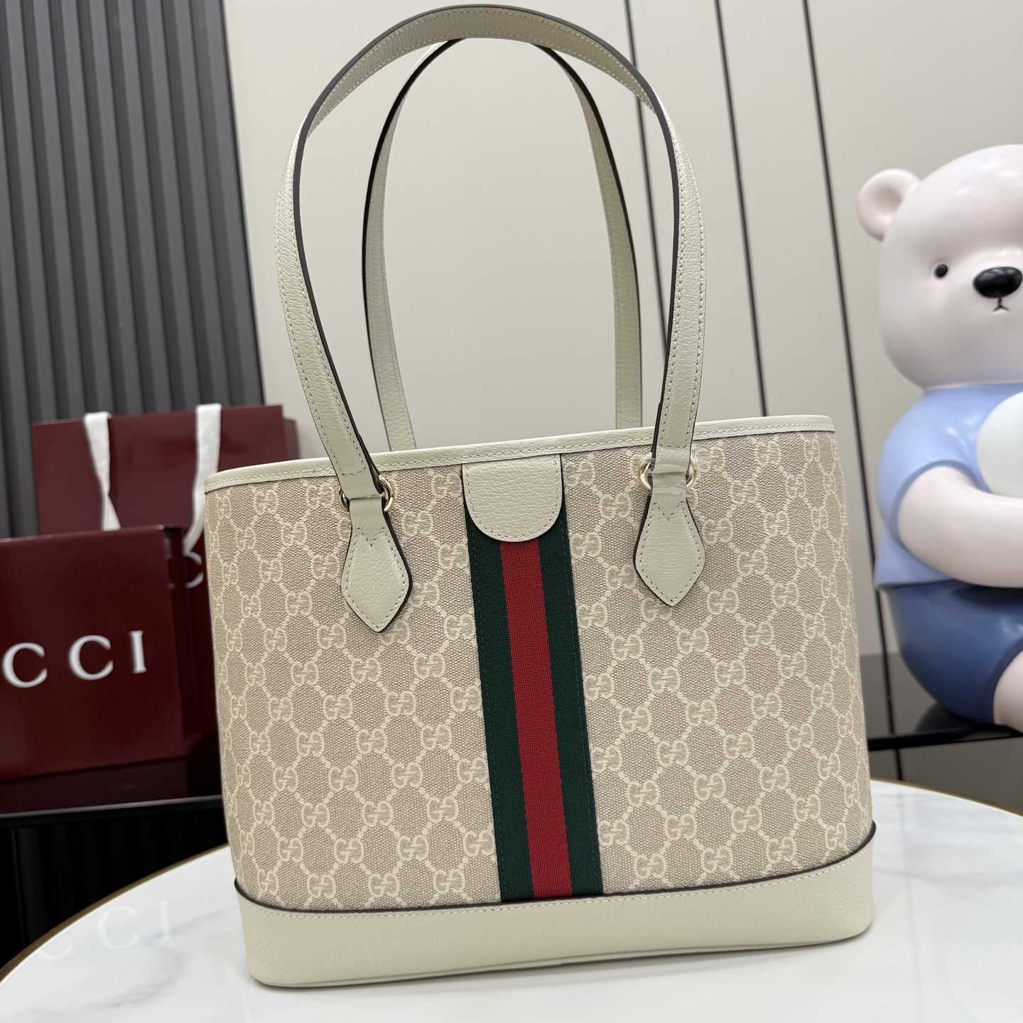 Gucci Ophidia Medium Tote Bag - DesignerGu
