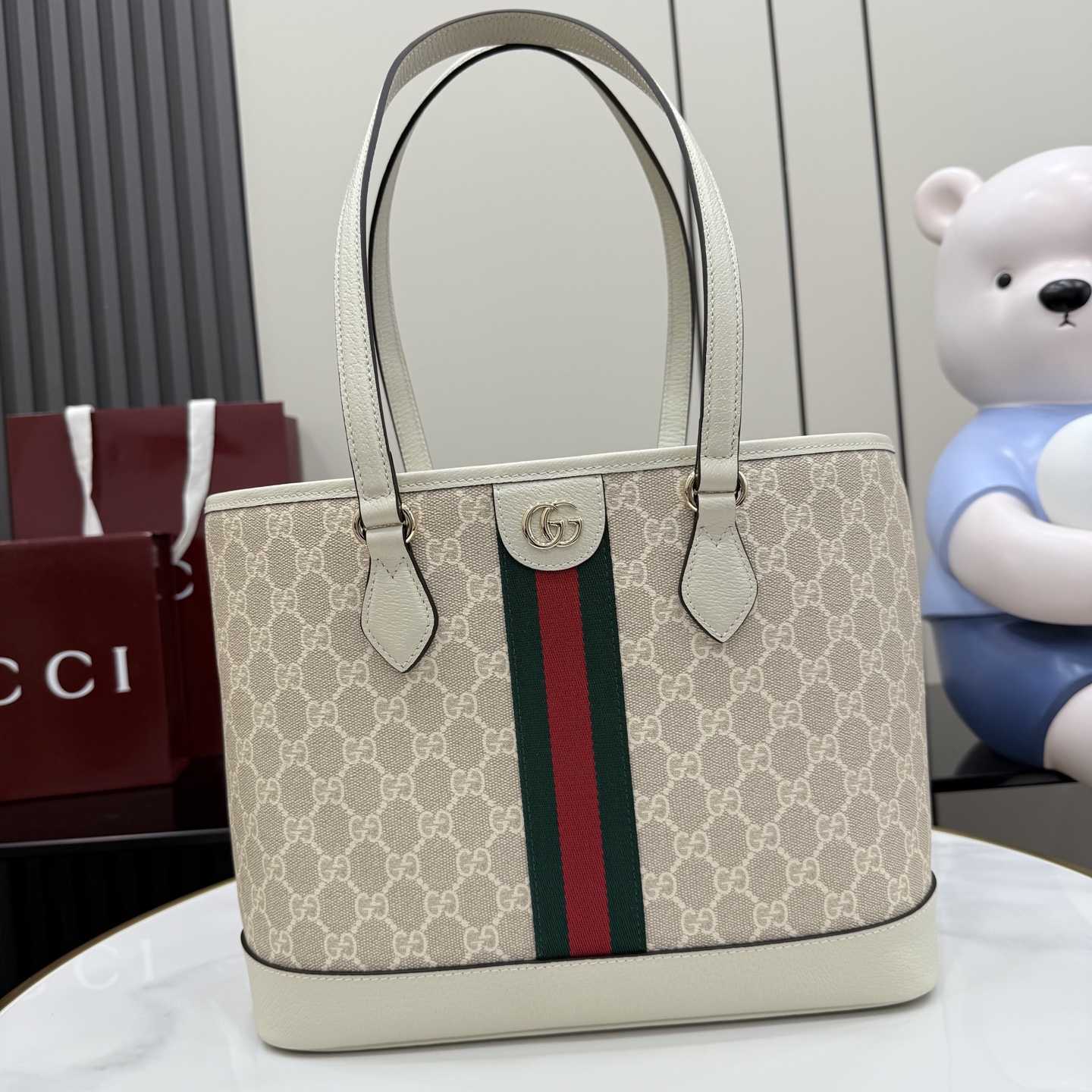 Gucci Ophidia Medium Tote Bag - DesignerGu