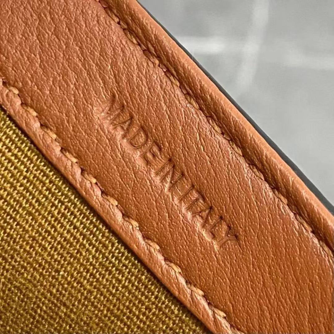 Celine FOLCO SHOULDER BAG IN Triomphe Canvas And Calfskin - DesignerGu