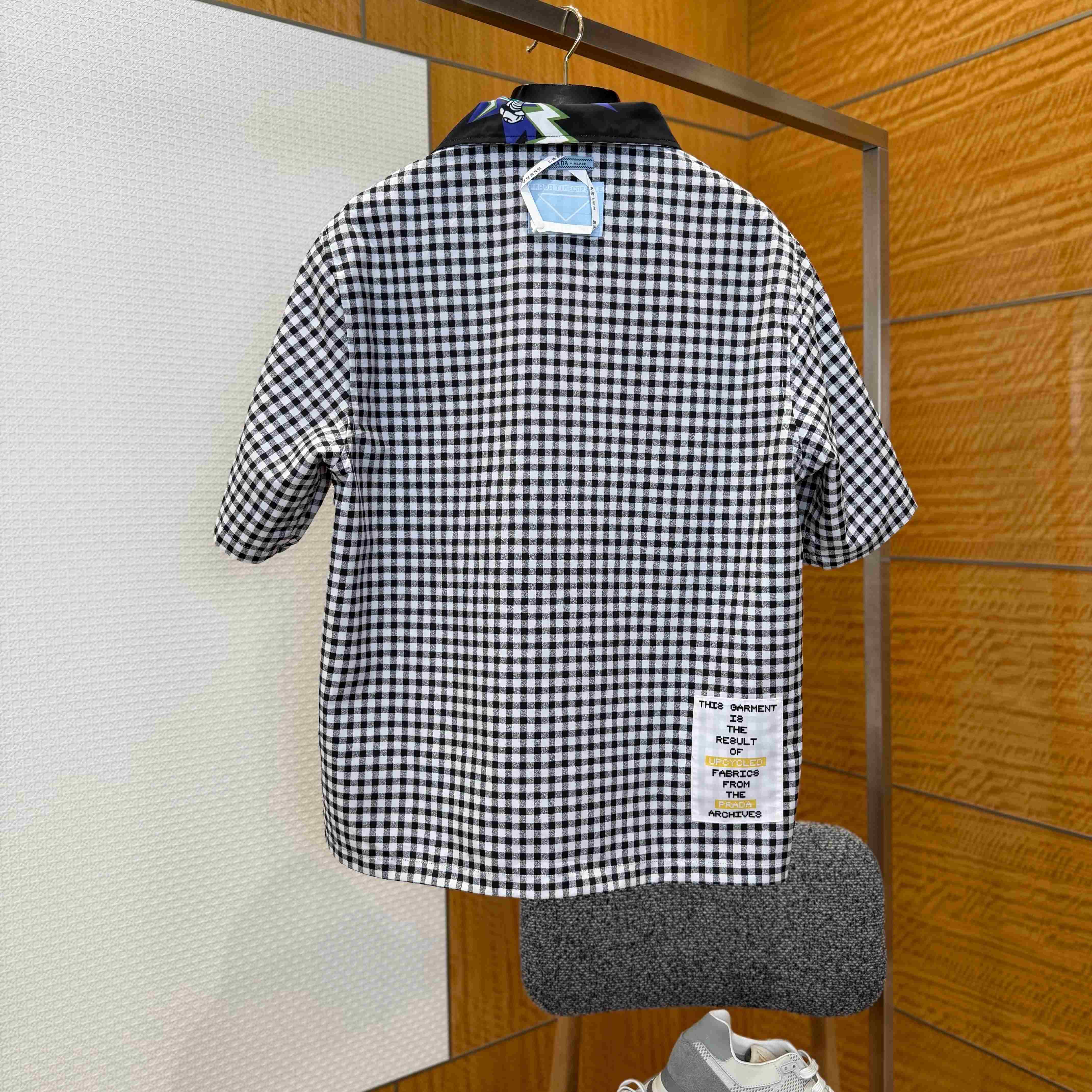 Prada Timecapsule Printed Cotton Shirt - DesignerGu