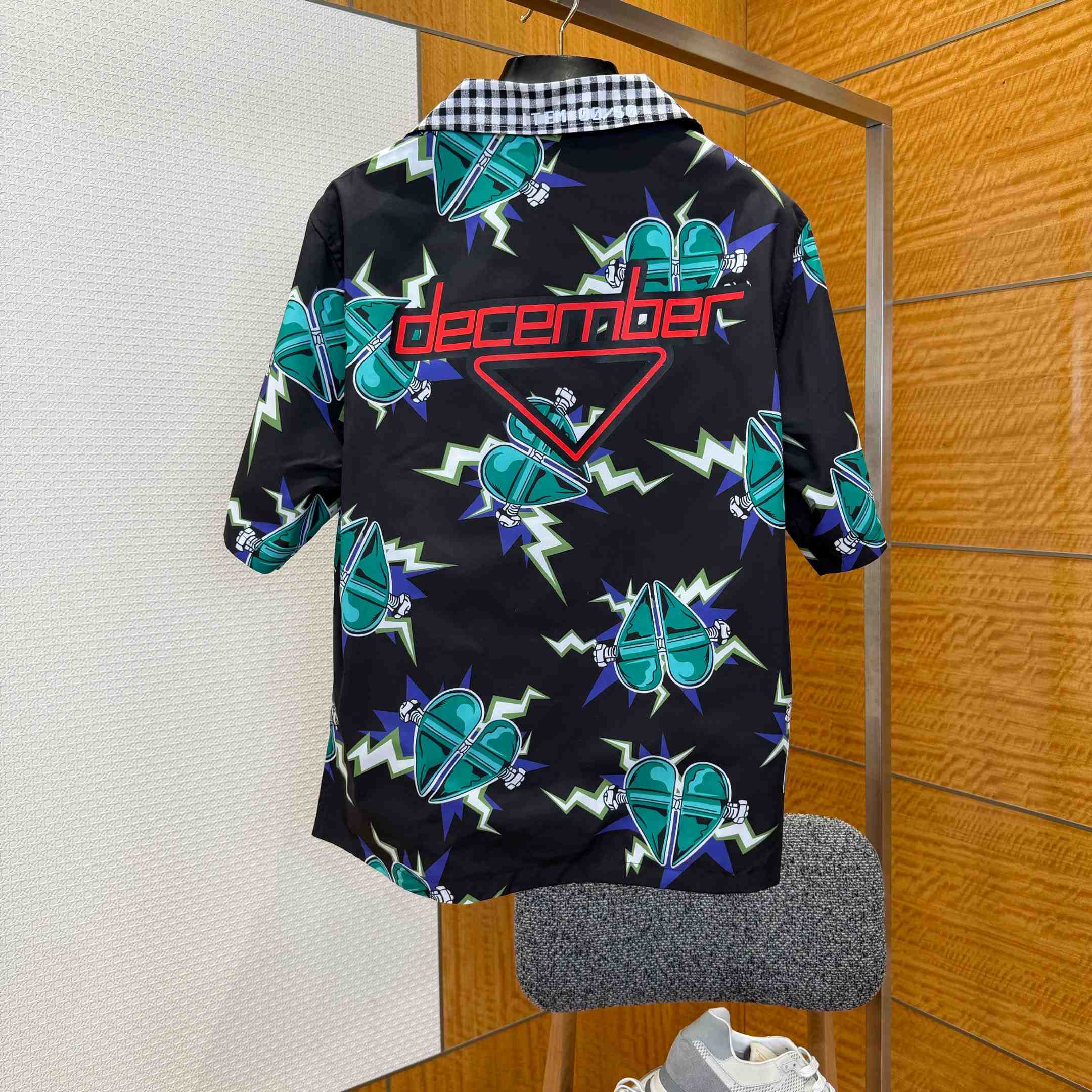 Prada Timecapsule Printed Cotton Shirt - DesignerGu