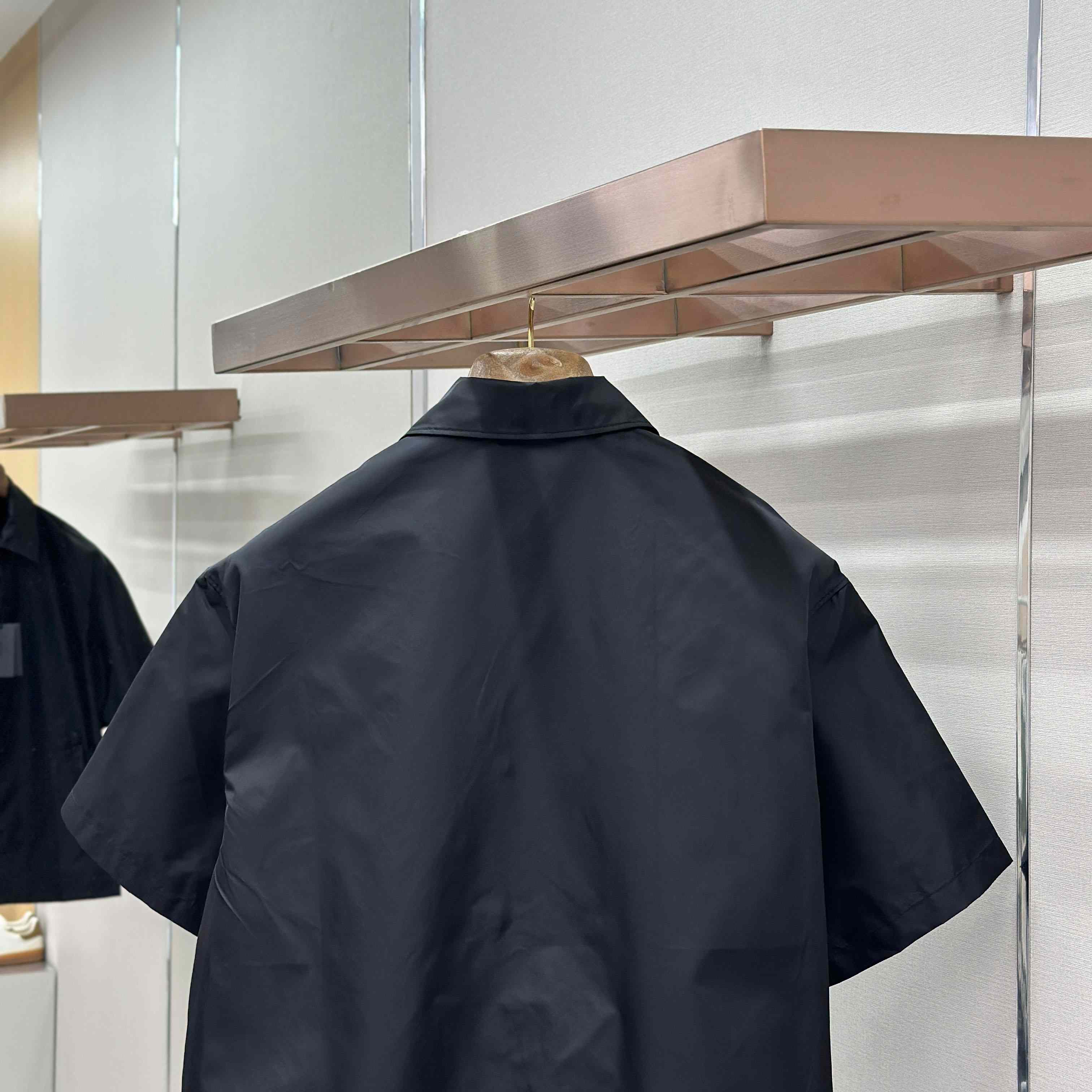 Prada Re-Nylon Short-Sleeved Shirt - DesignerGu