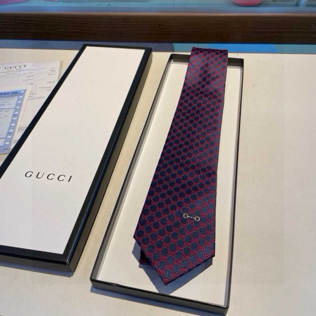 Gucci GG Silk Jacquard Tie - DesignerGu