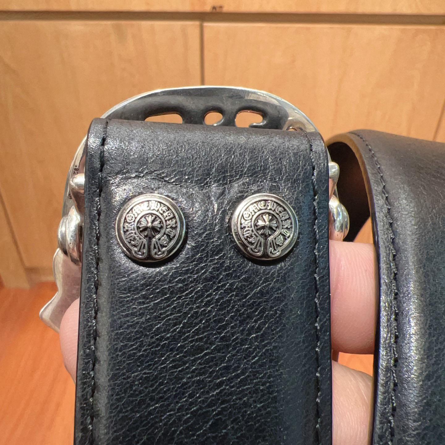 Chrome Hearts Leather Belt   - DesignerGu