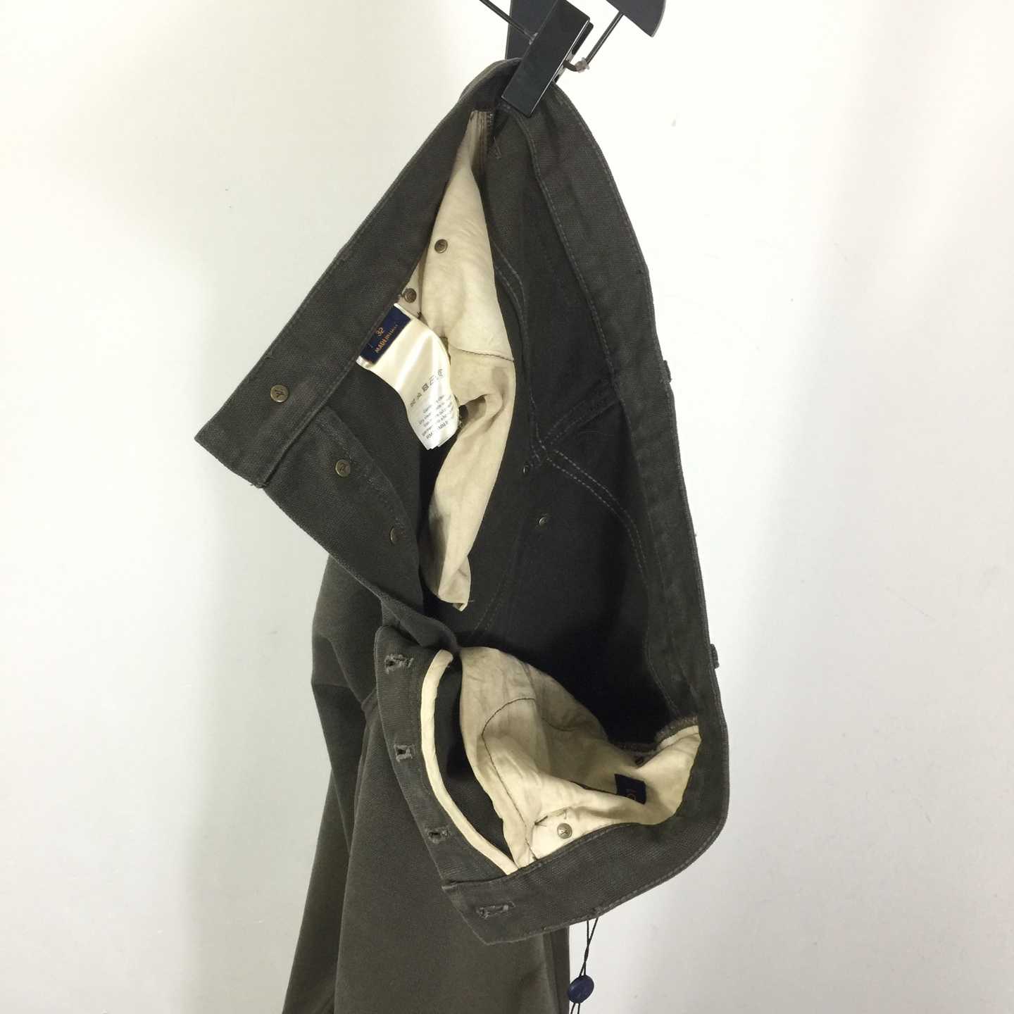 Louis Vuitton Waxed Denim Pants With Signature Turn-Ups   1AJCU6 - DesignerGu