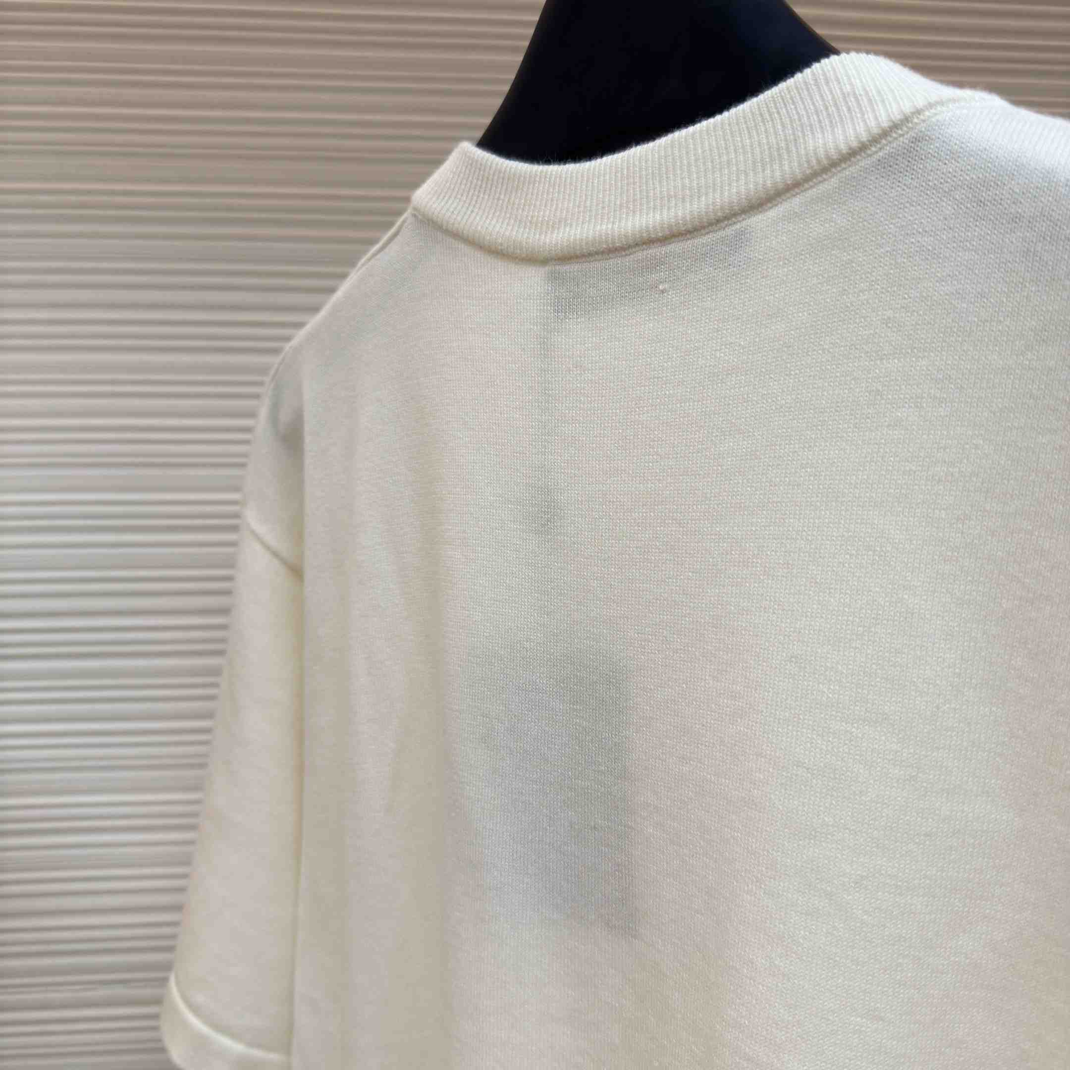 Louis Vuitton Embellished Short-Sleeved Crewneck 1AHVO9 - DesignerGu