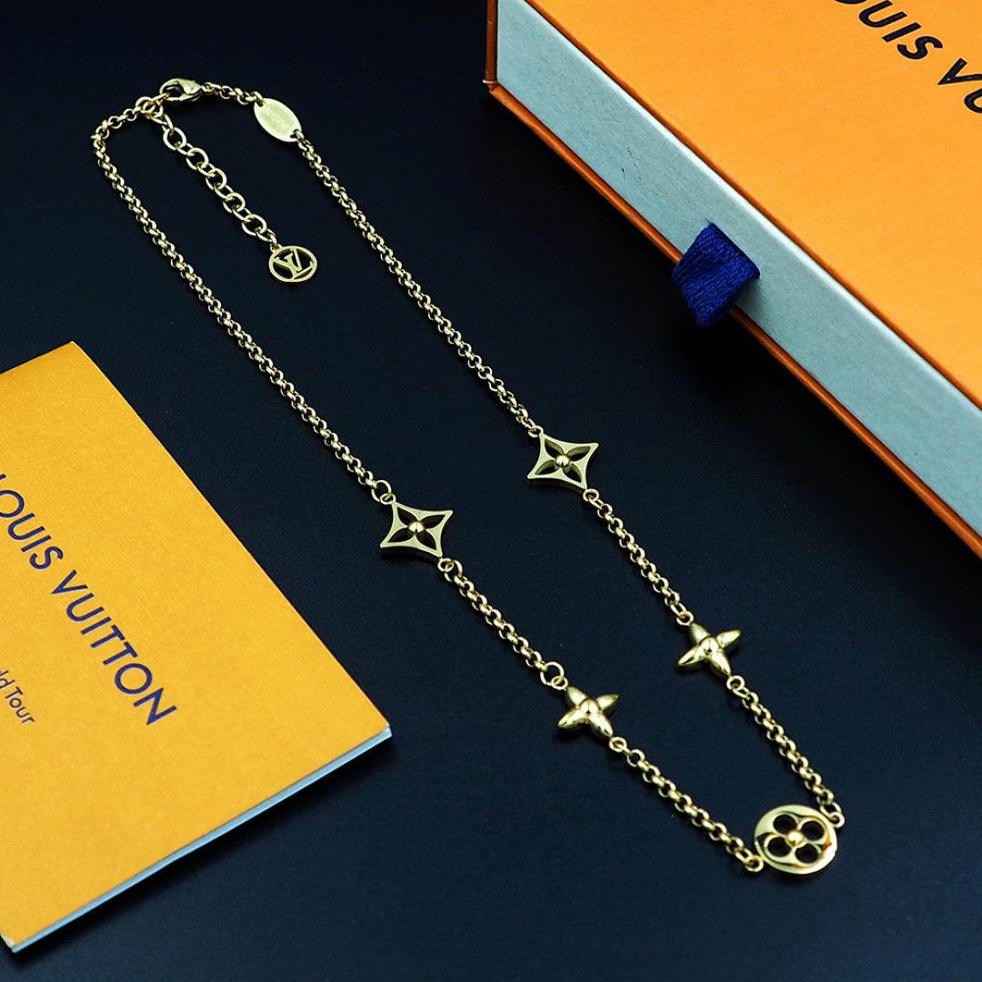 Louis Vuitton LV Iconic Charms Necklace  M02494 - DesignerGu