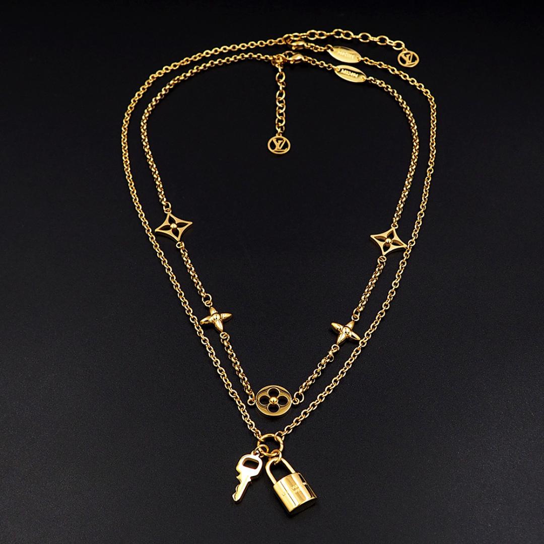 Louis Vuitton LV Iconic Charms Necklace  M02494 - DesignerGu