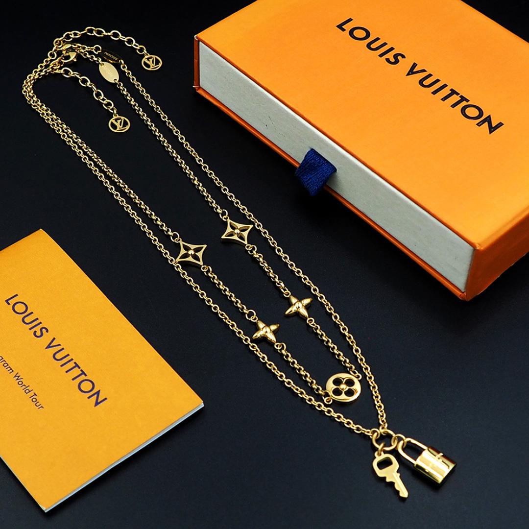 Louis Vuitton LV Iconic Charms Necklace  M02494 - DesignerGu