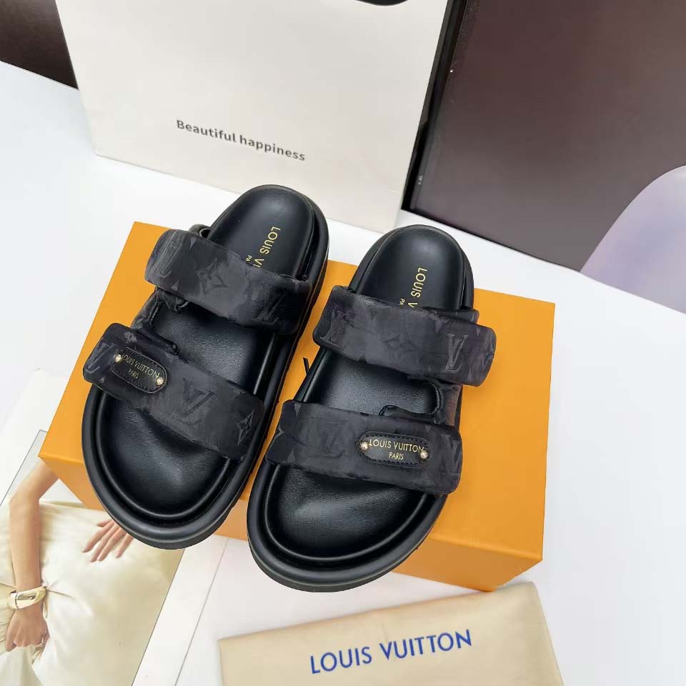 Louis Vuitton Pool Pillow Comfort Mule   1AHNQS - DesignerGu