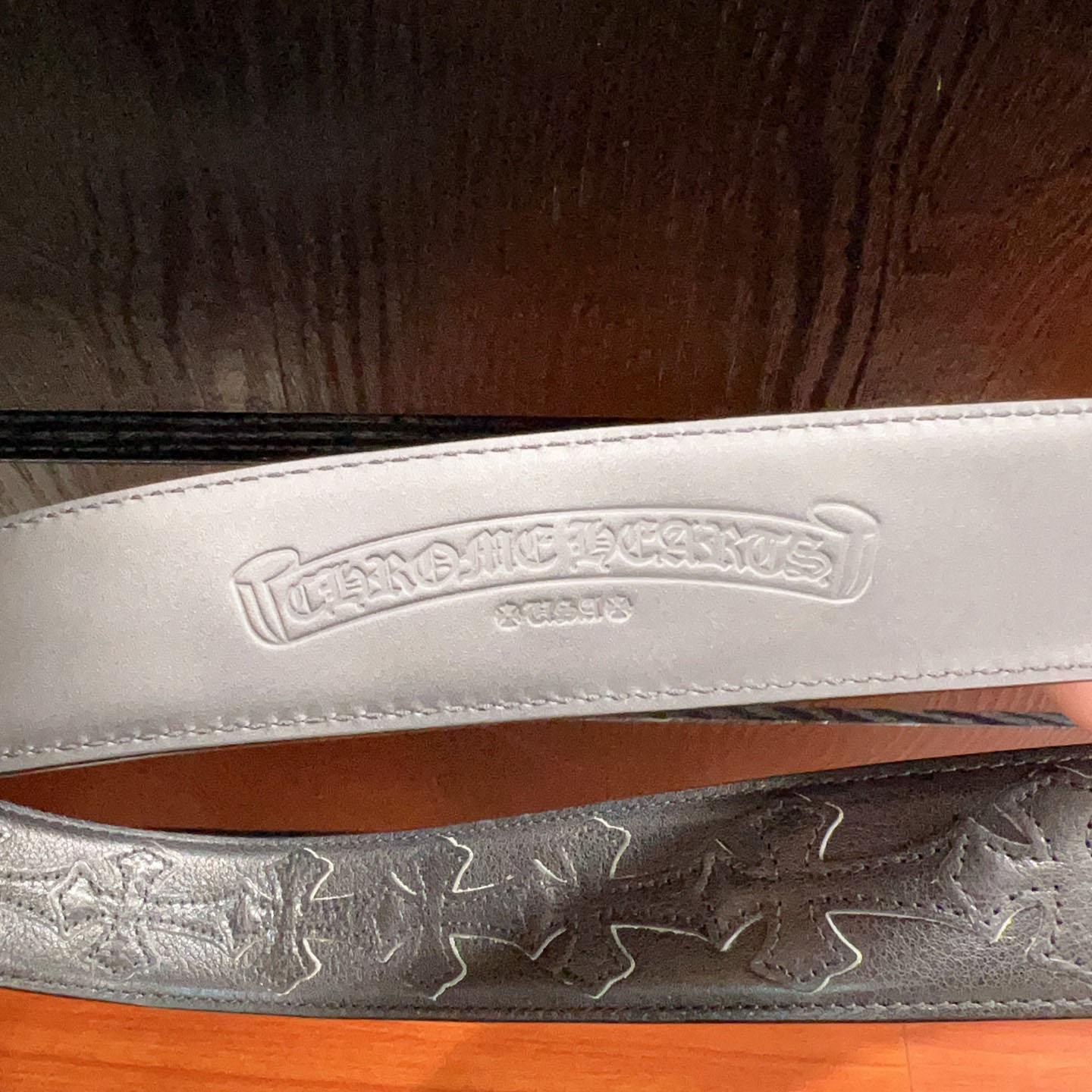 Chrome Hearts Leather Belt   - DesignerGu