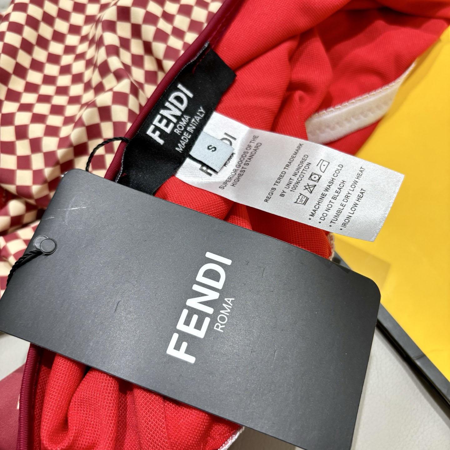 Fendi Geometric Pattern Printed Swimsuit - DesignerGu