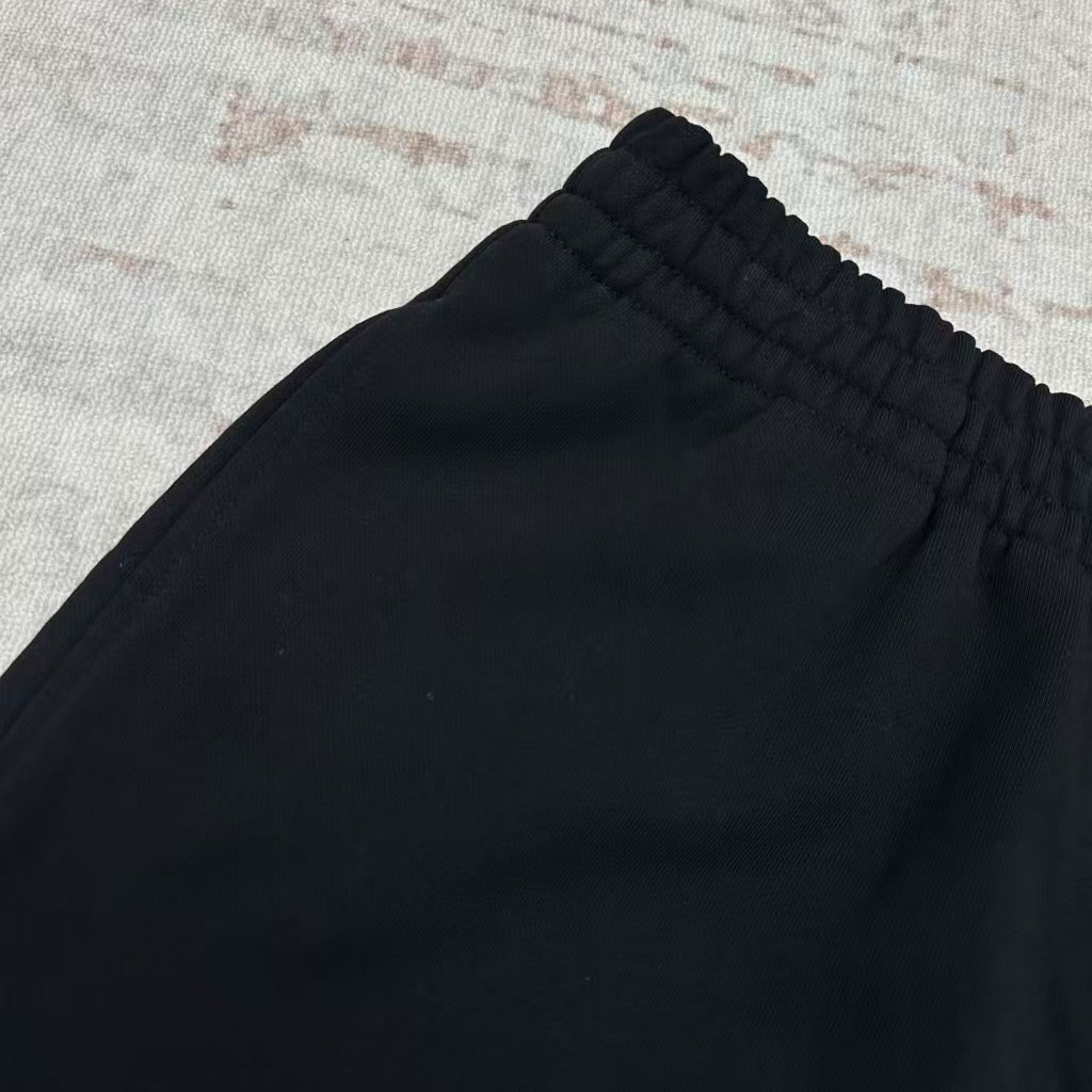 Balenciaga Political Campaign Sweat Shorts In Black - DesignerGu