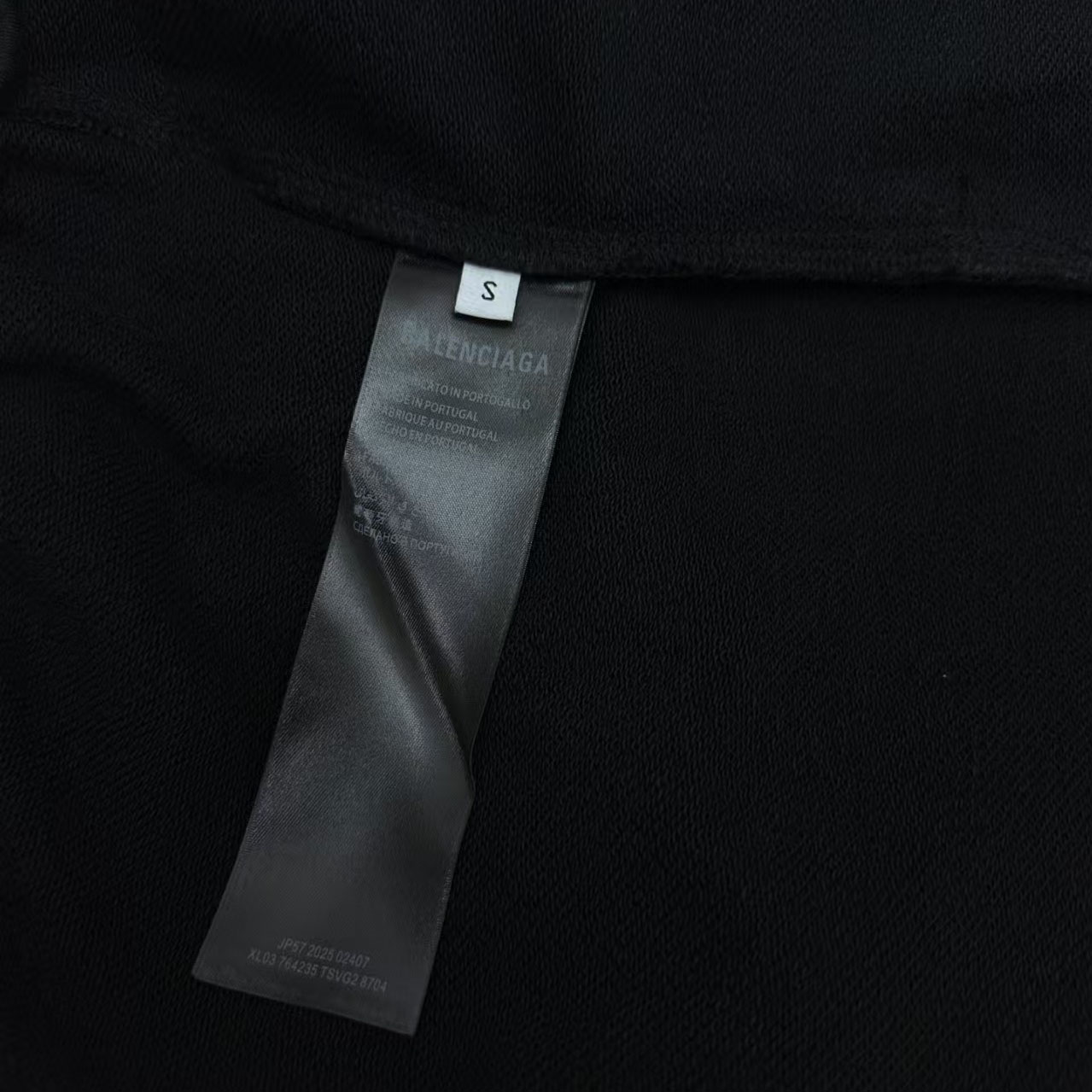 Balenciaga Political Campaign Sweat Shorts In Black - DesignerGu