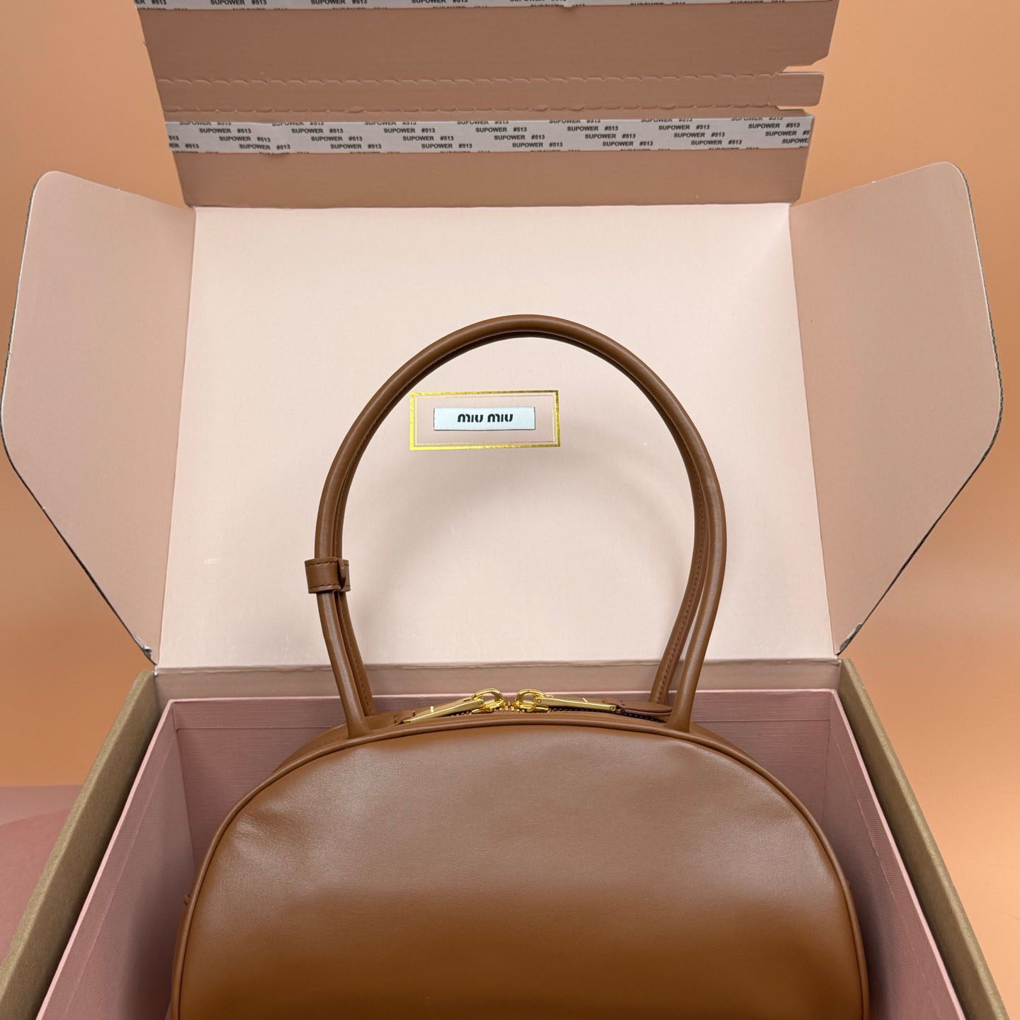 Miu Miu Beau Leather Bag - DesignerGu