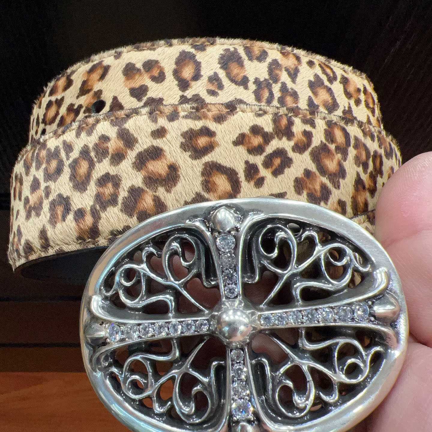 Chrome Hearts Leather Belt   - DesignerGu