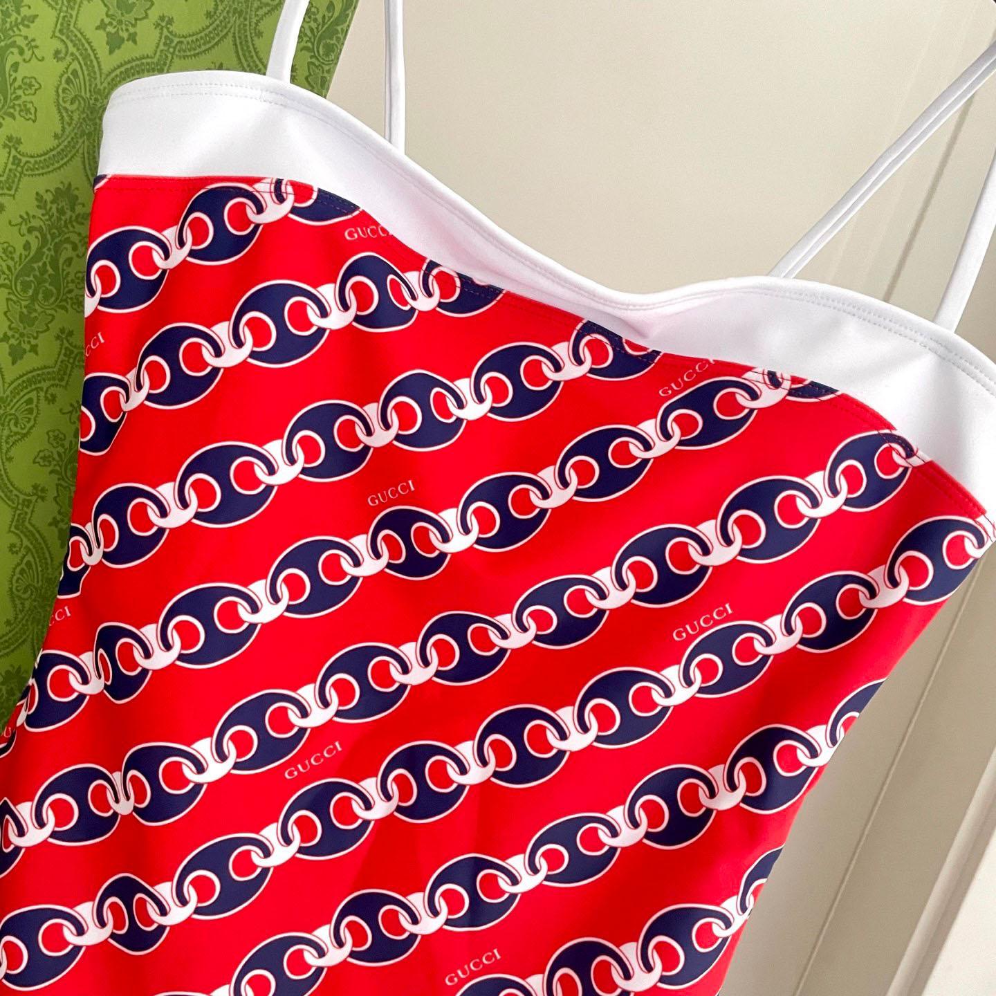 Gucci  Printed One-Piece Swimsuit - DesignerGu