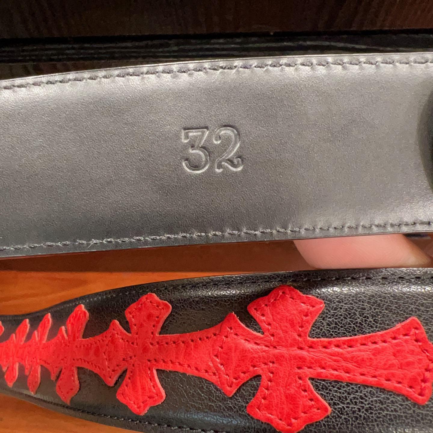 Chrome Hearts Leather Belt   - DesignerGu