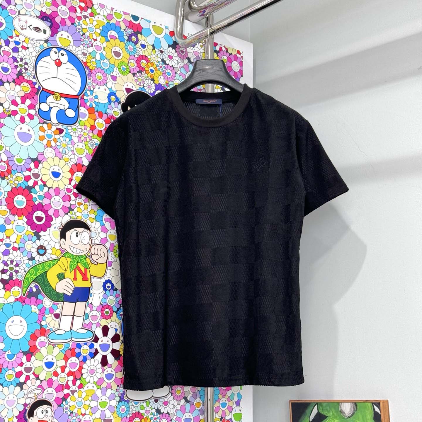 Louis Vuitton Damier French Terry Cotton T-Shirt - DesignerGu