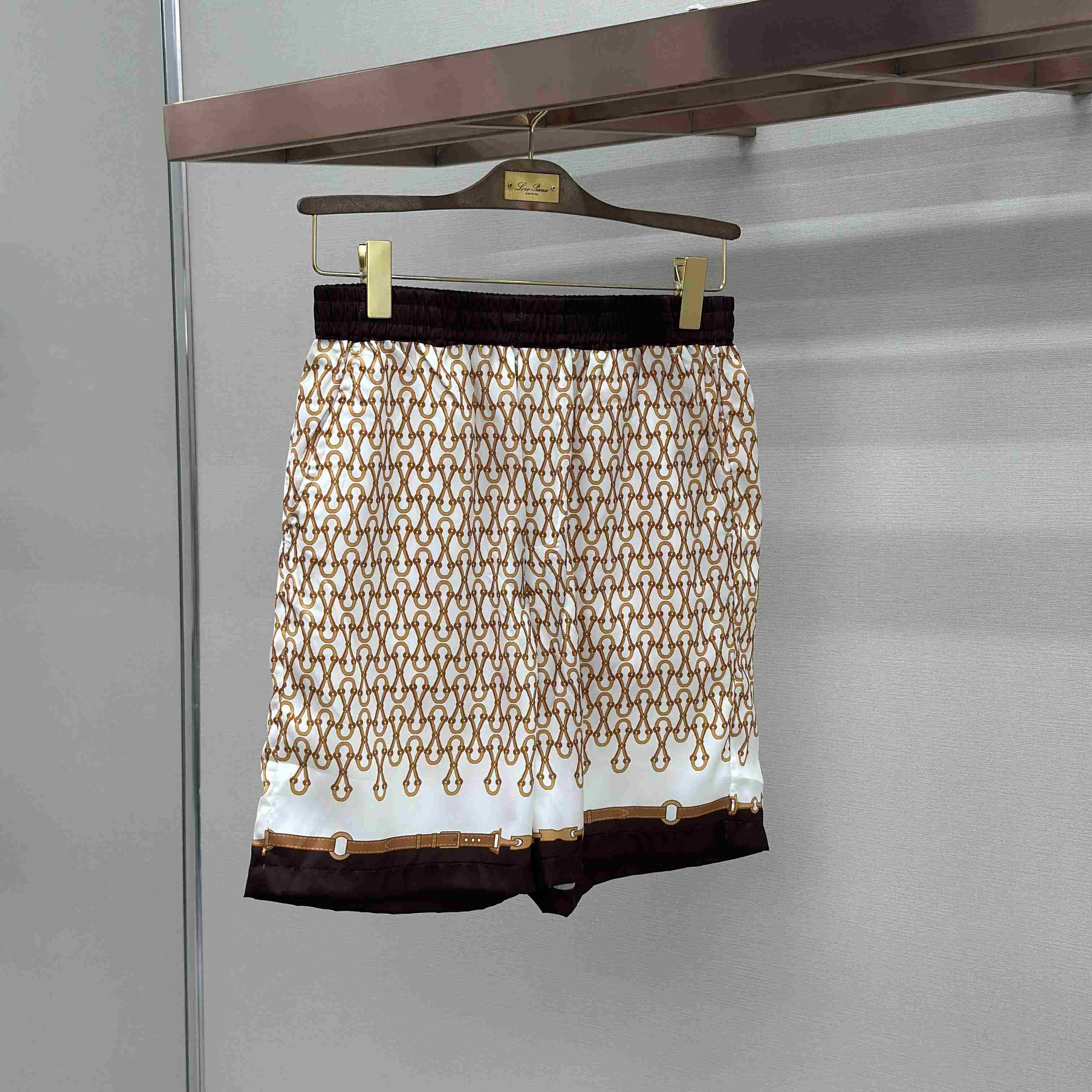 Gucci Printed Silk Twill Shorts - DesignerGu