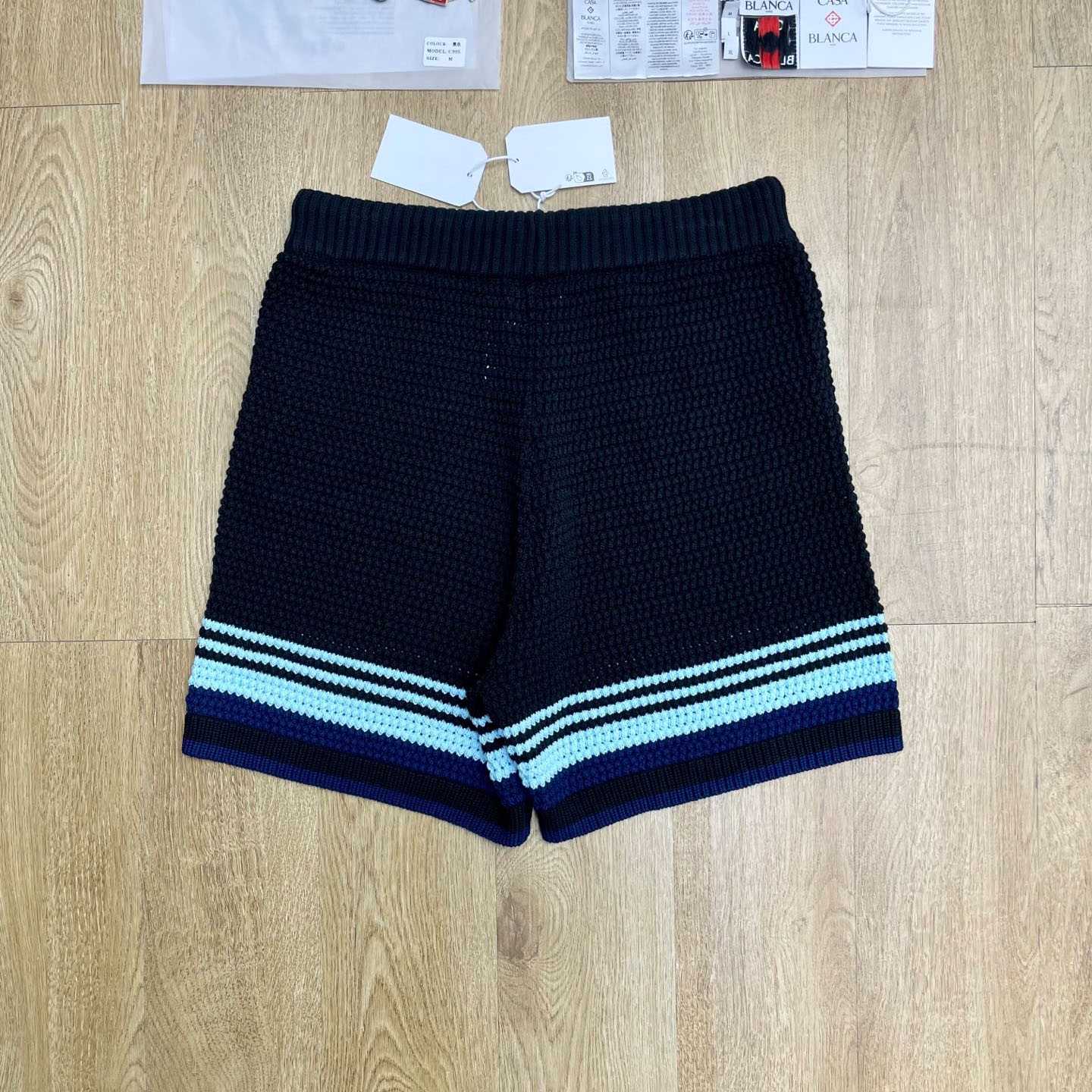 Casablanca Tennis Cotton Crochet Shorts  D0117 - DesignerGu
