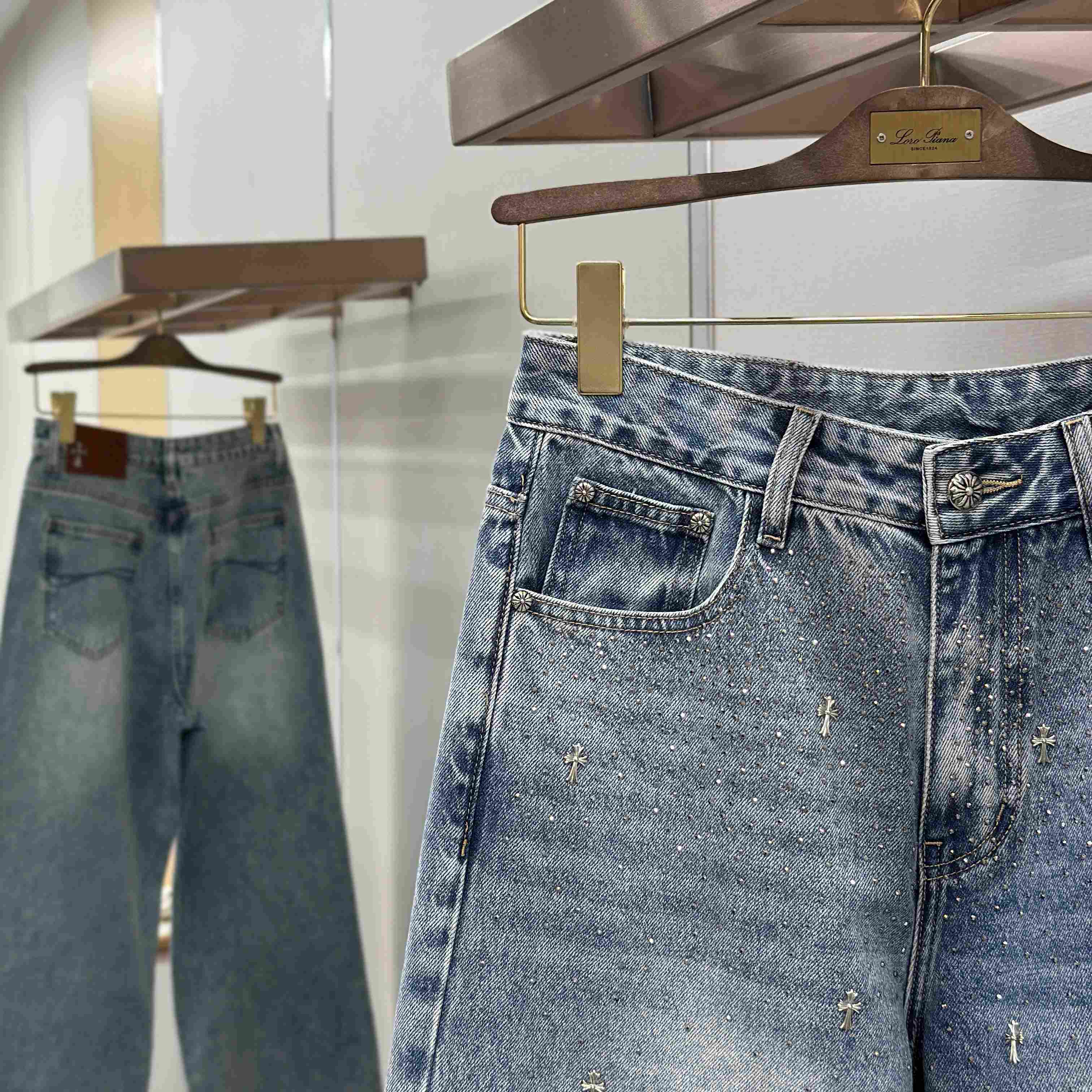 Chrome Hearts Jeans - DesignerGu