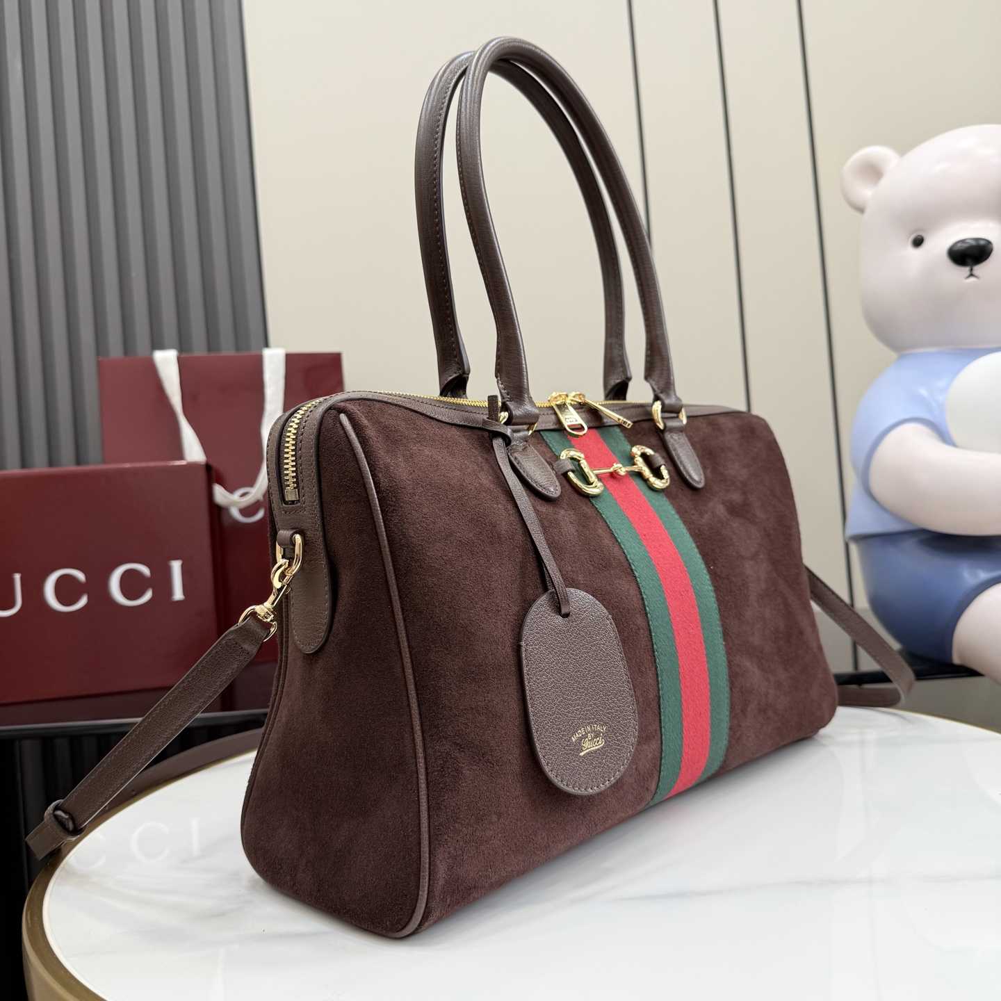 Gucci Borsetto Large Boston Bag - DesignerGu