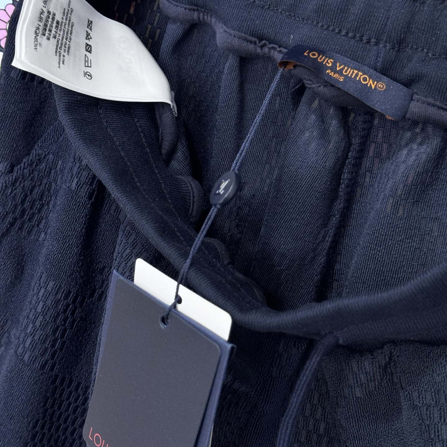 Louis Vuitton Damier French Terry Cotton-Blend Shorts   - DesignerGu