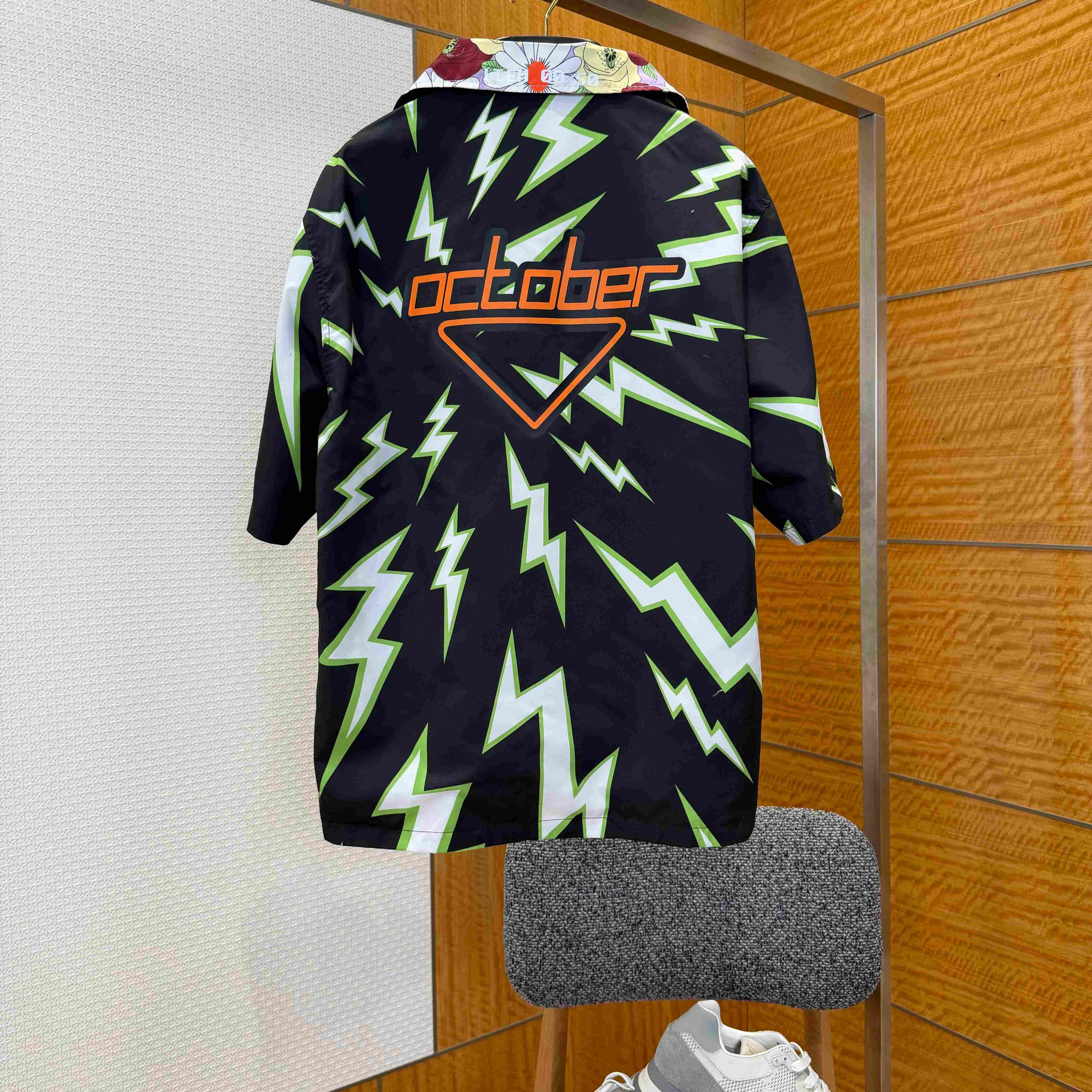 Prada Timecapsule Printed Cotton Shirt - DesignerGu