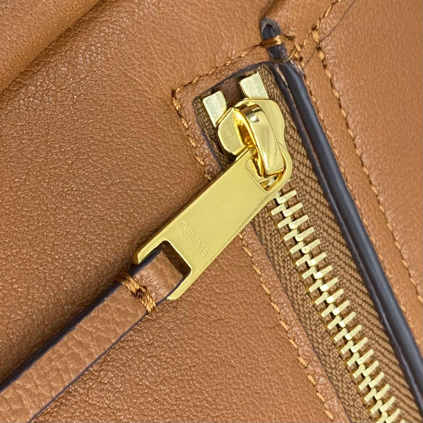 Celine HALFMOON SOFT TRIOMPHE BAG IN SUPPLE SHINY LAMBSKIN - DesignerGu