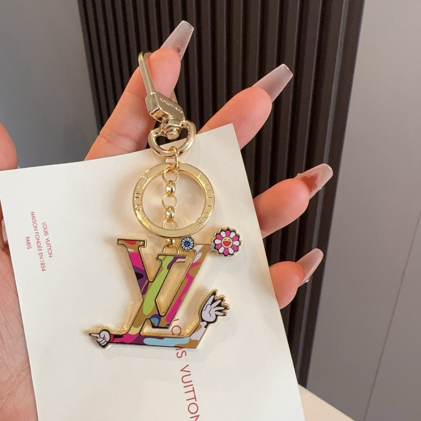 Louis Vuitton LV x TM LV Iconic Superflat Key Holder M02468 - DesignerGu