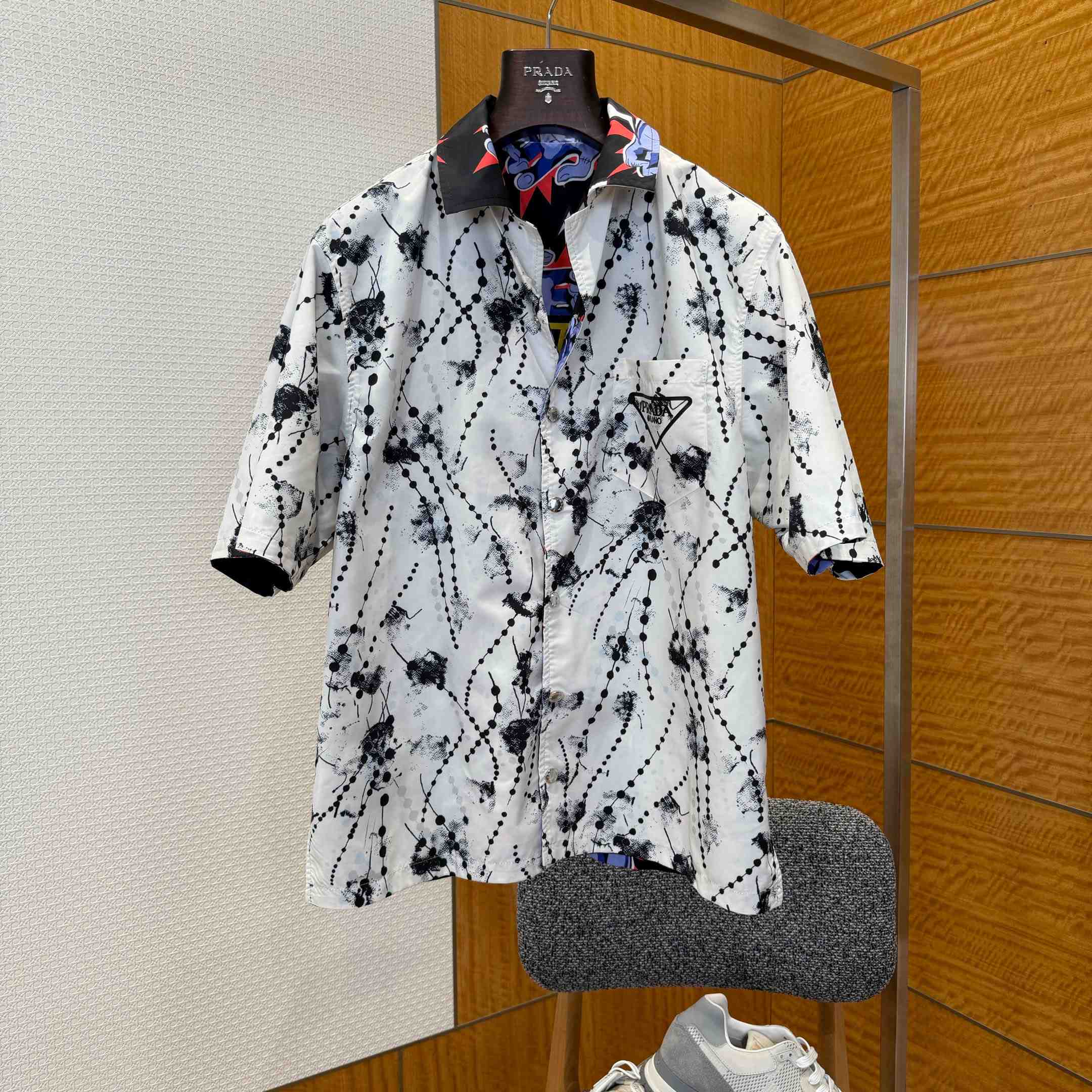Prada Timecapsule Printed Cotton Shirt - DesignerGu
