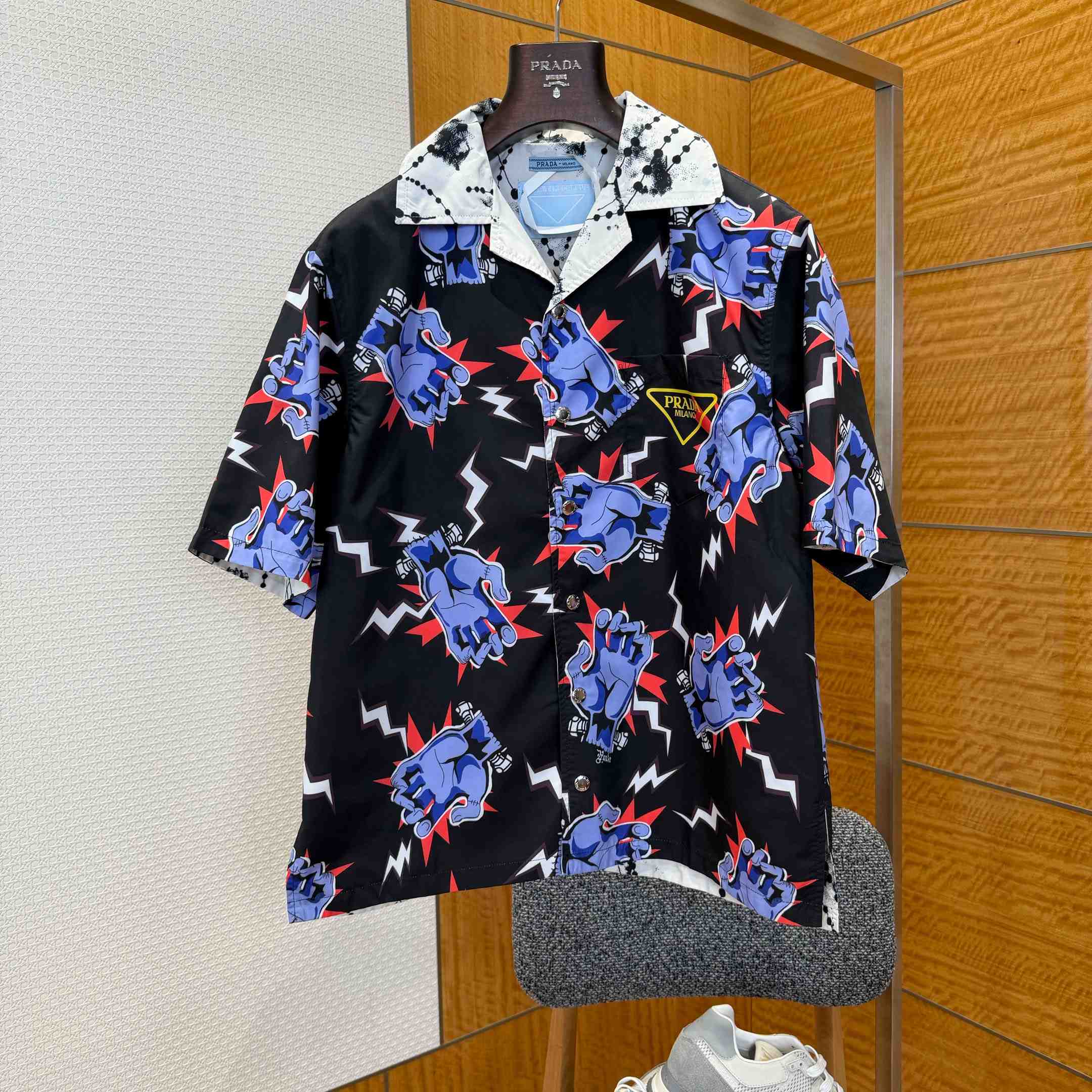 Prada Timecapsule Printed Cotton Shirt - DesignerGu