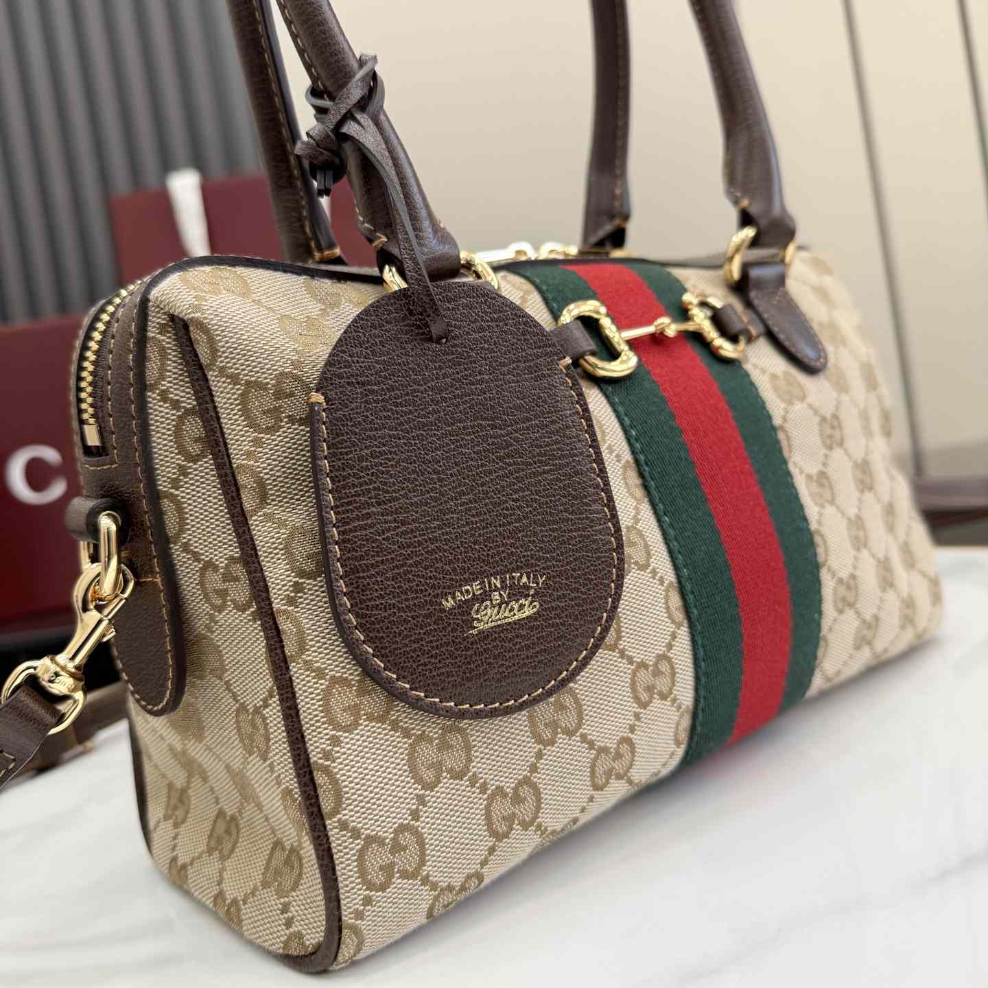 Gucci Borsetto Medium Boston Bag - DesignerGu
