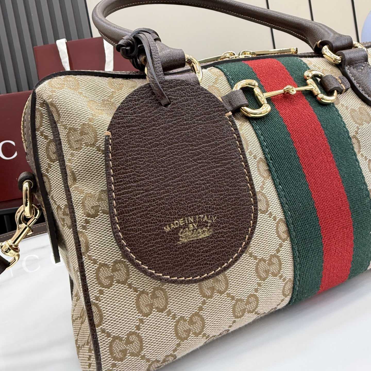 Gucci Borsetto Medium Boston Bag - DesignerGu