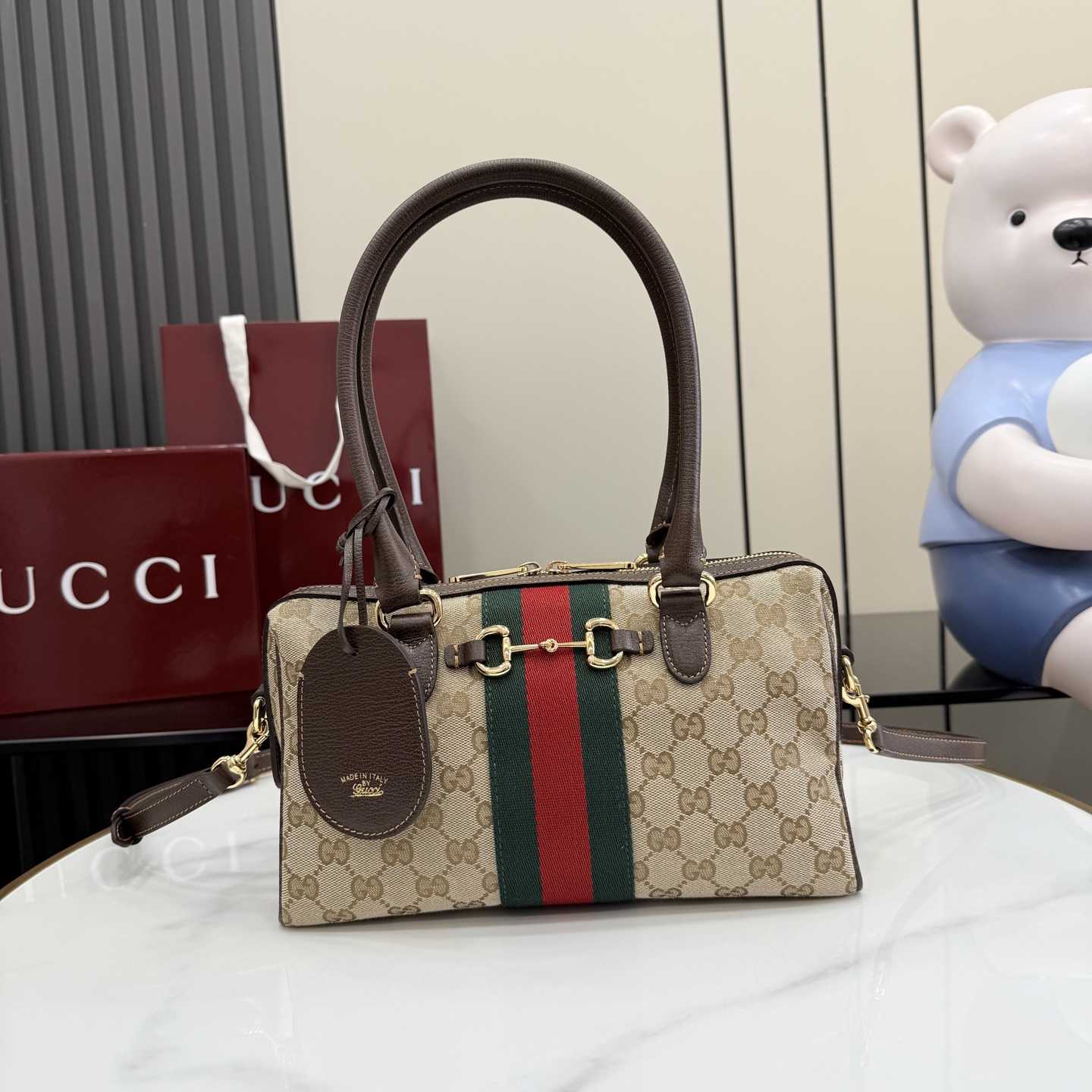 Gucci Borsetto Medium Boston Bag - DesignerGu