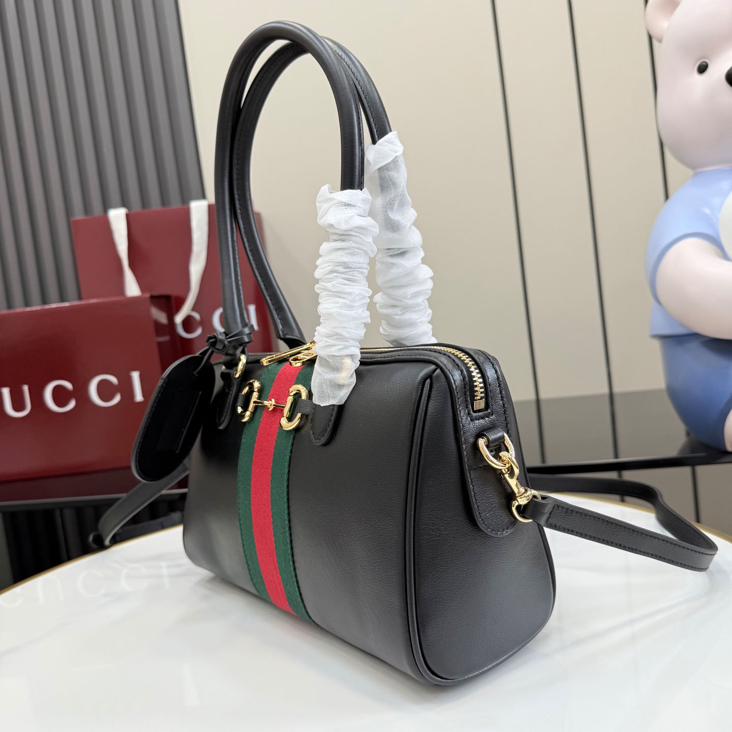Gucci Borsetto Medium Boston Bag - DesignerGu
