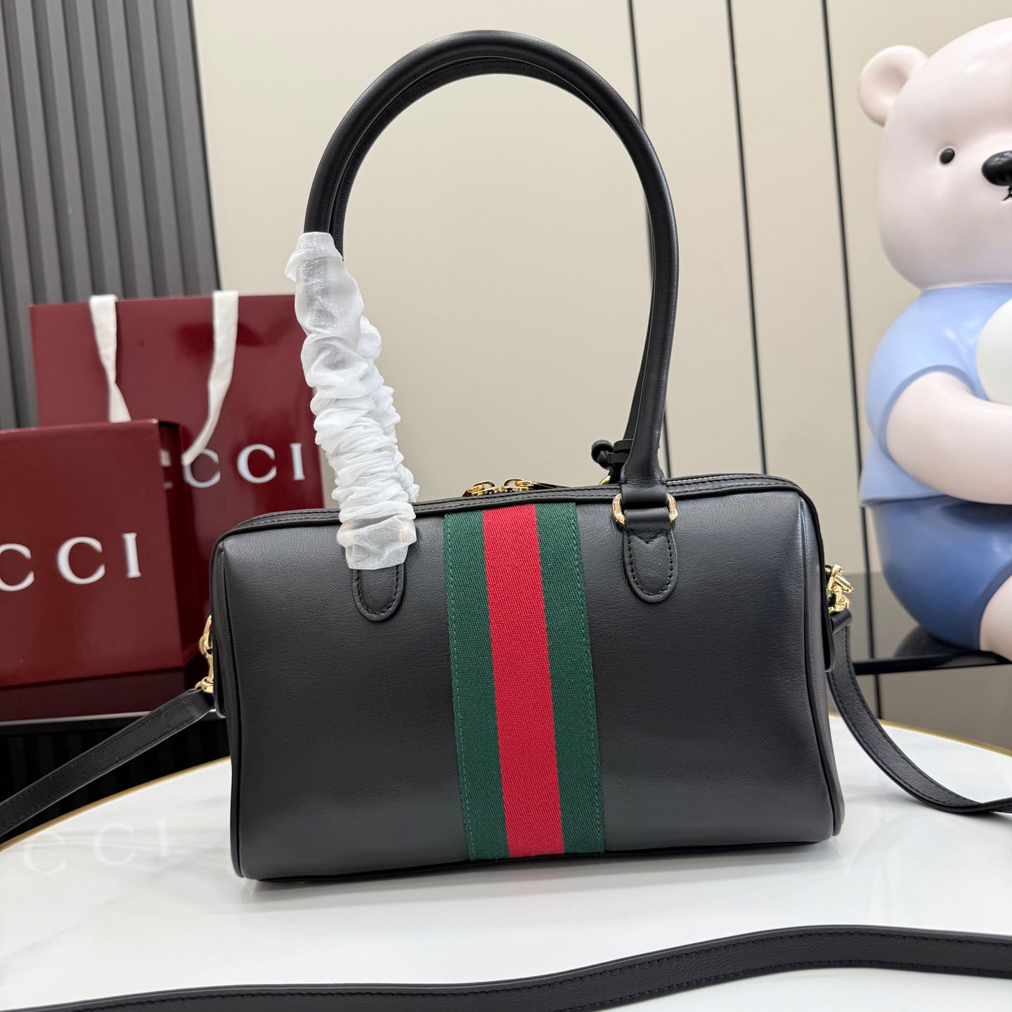 Gucci Borsetto Medium Boston Bag - DesignerGu