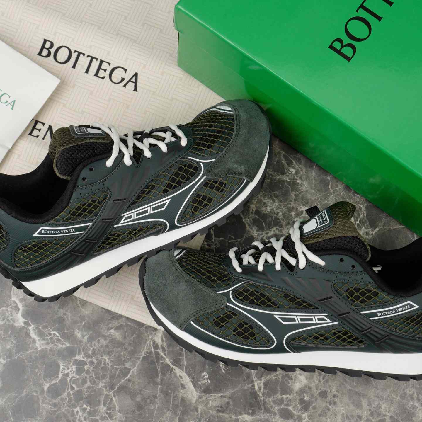 Bottega Veneta Orbit Sneaker - DesignerGu