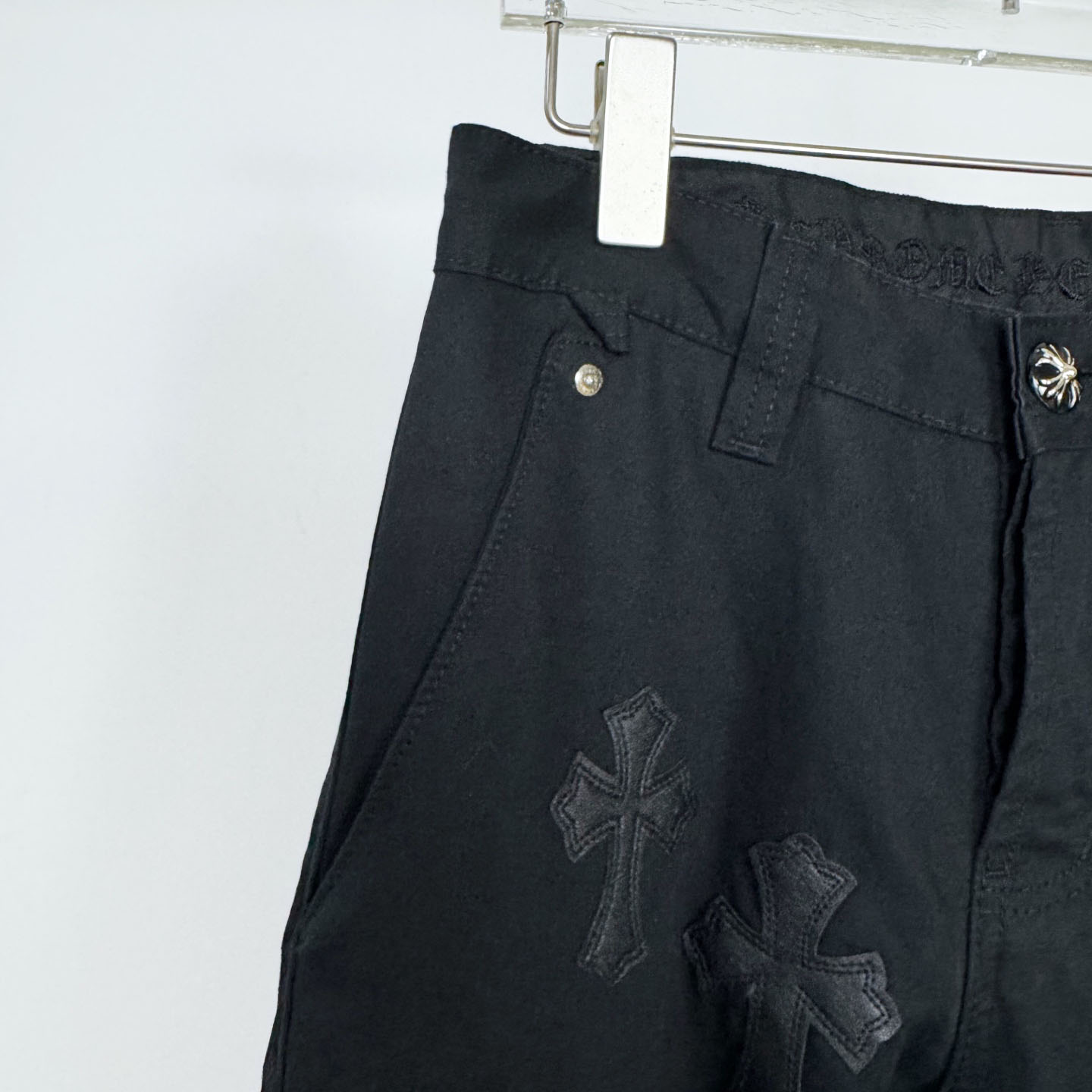 Chrome Hearts Cross Patch Chino Pants 'Black/Camo' - DesignerGu
