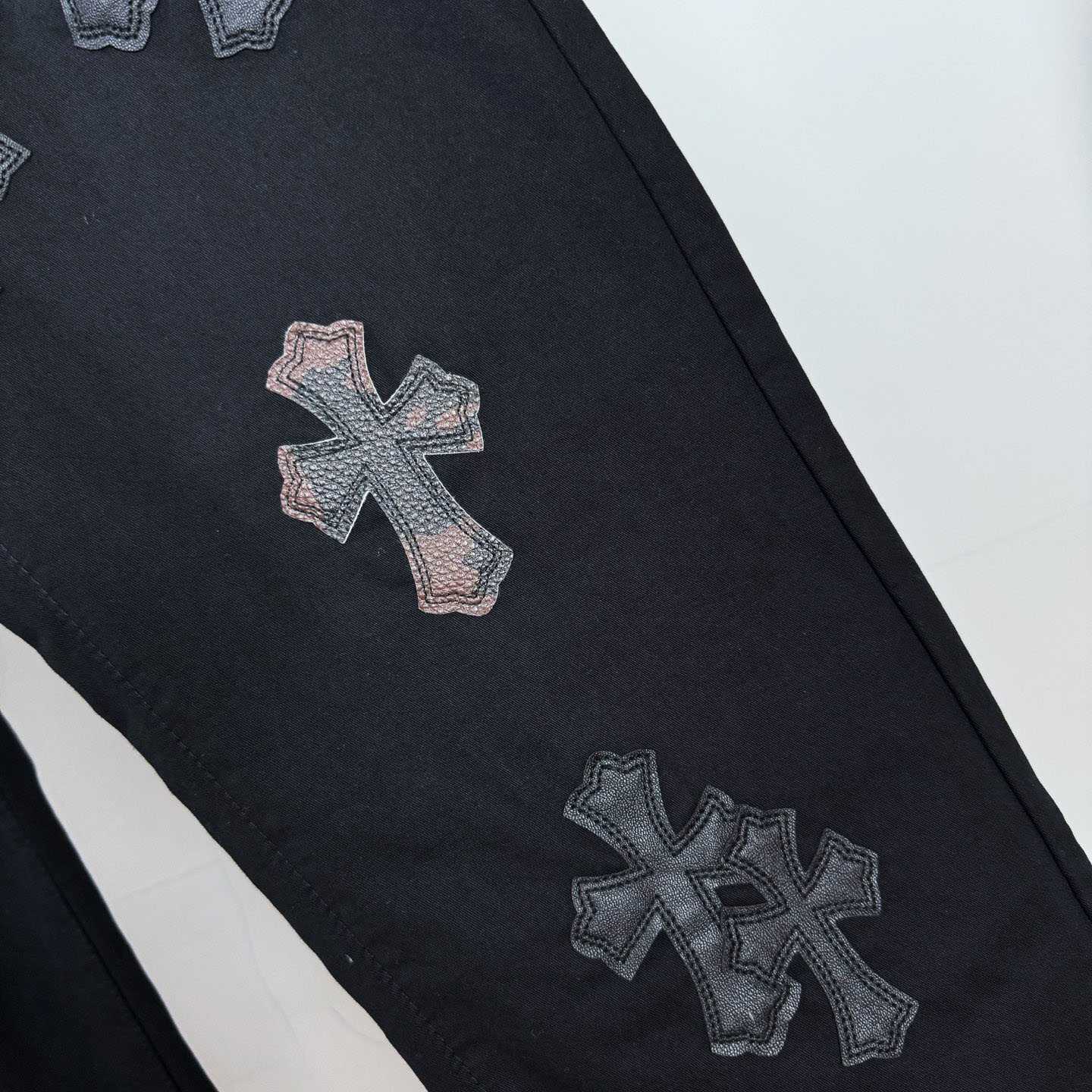 Chrome Hearts Cross Patch Chino Pants 'Black/Camo' - DesignerGu