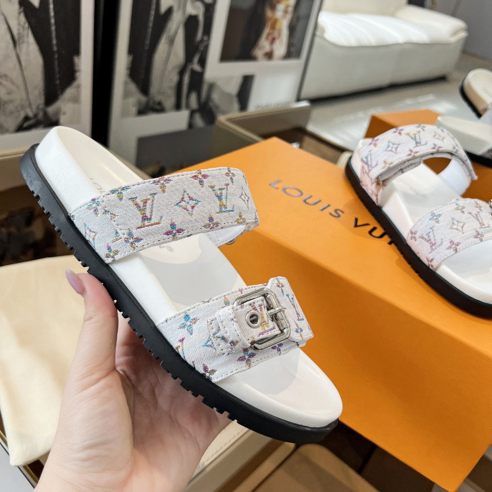 Louis Vuitton Bom Dia Flat Comfort Mule 1AIDGH - DesignerGu