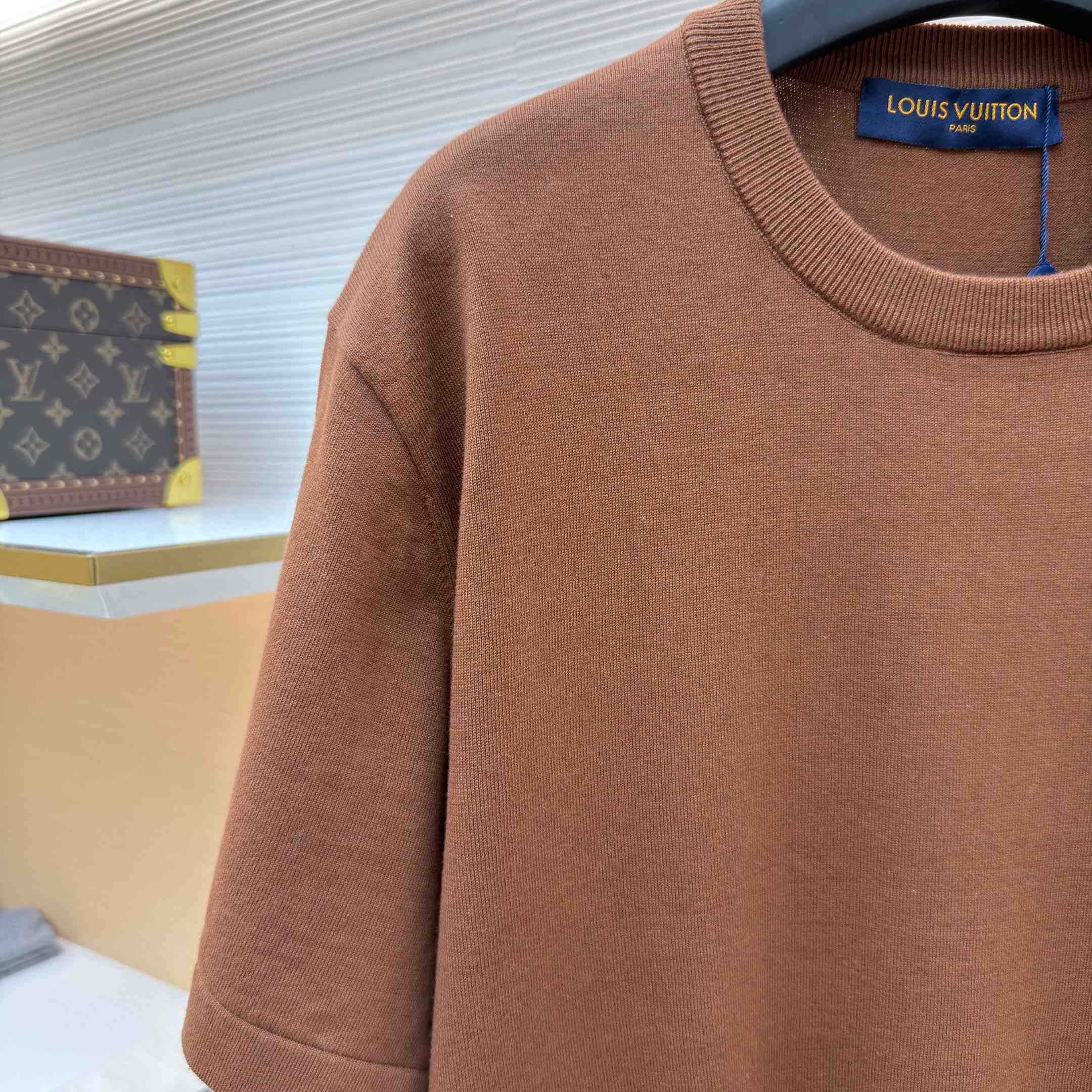 Louis Vuitton Short-Sleeved Crewneck With Signature 1AK714 - DesignerGu