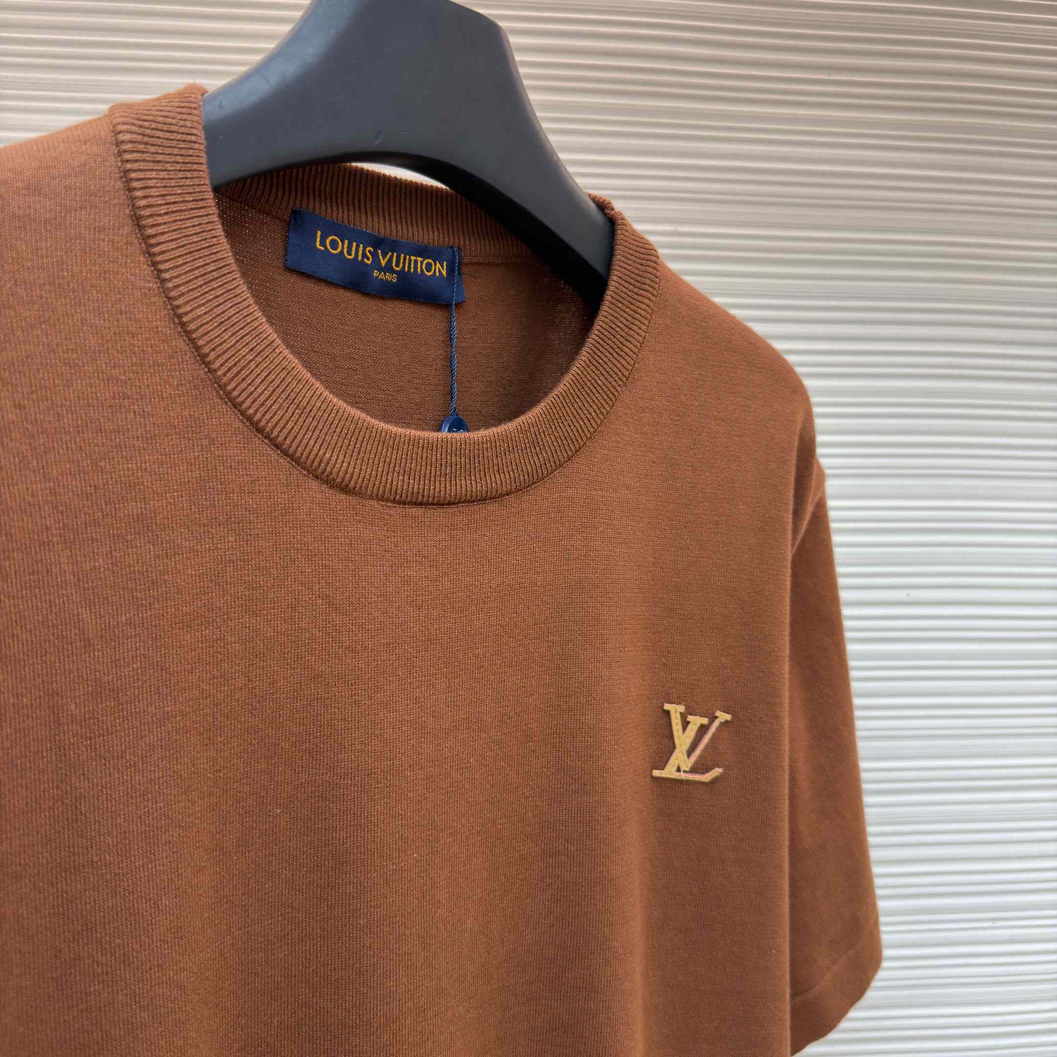 Louis Vuitton Short-Sleeved Crewneck With Signature 1AK714 - DesignerGu