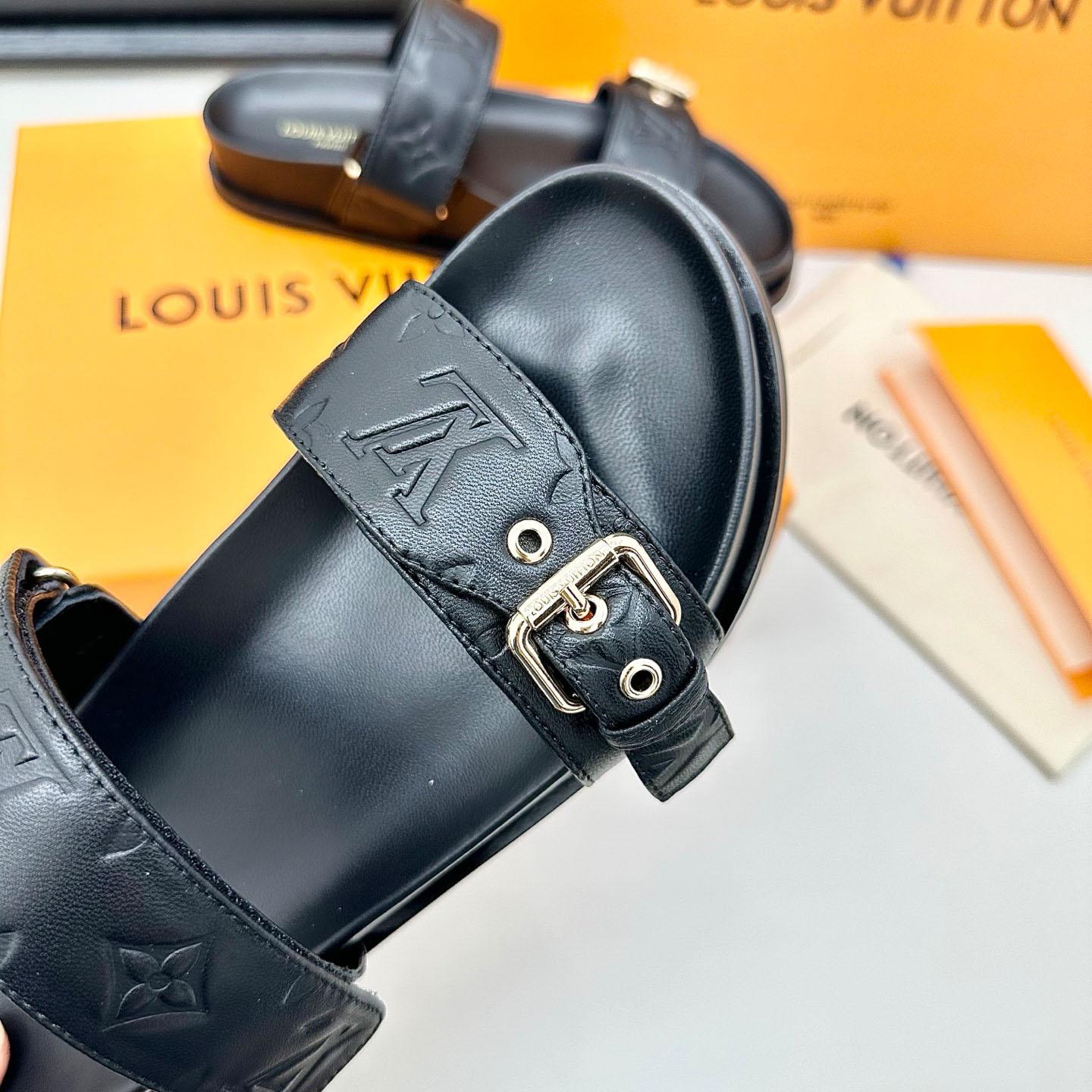 Louis Vuitton Bom Dia Flat Comfort Mule 1ABVNF - DesignerGu