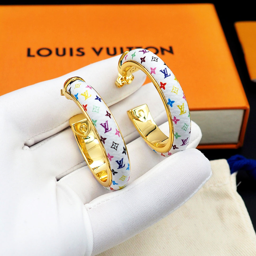 Louis Vuitton LV x TM Monogram Multicolor Earrings M03735 - DesignerGu