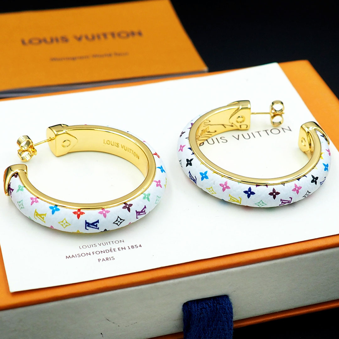 Louis Vuitton LV x TM Monogram Multicolor Earrings M03735 - DesignerGu